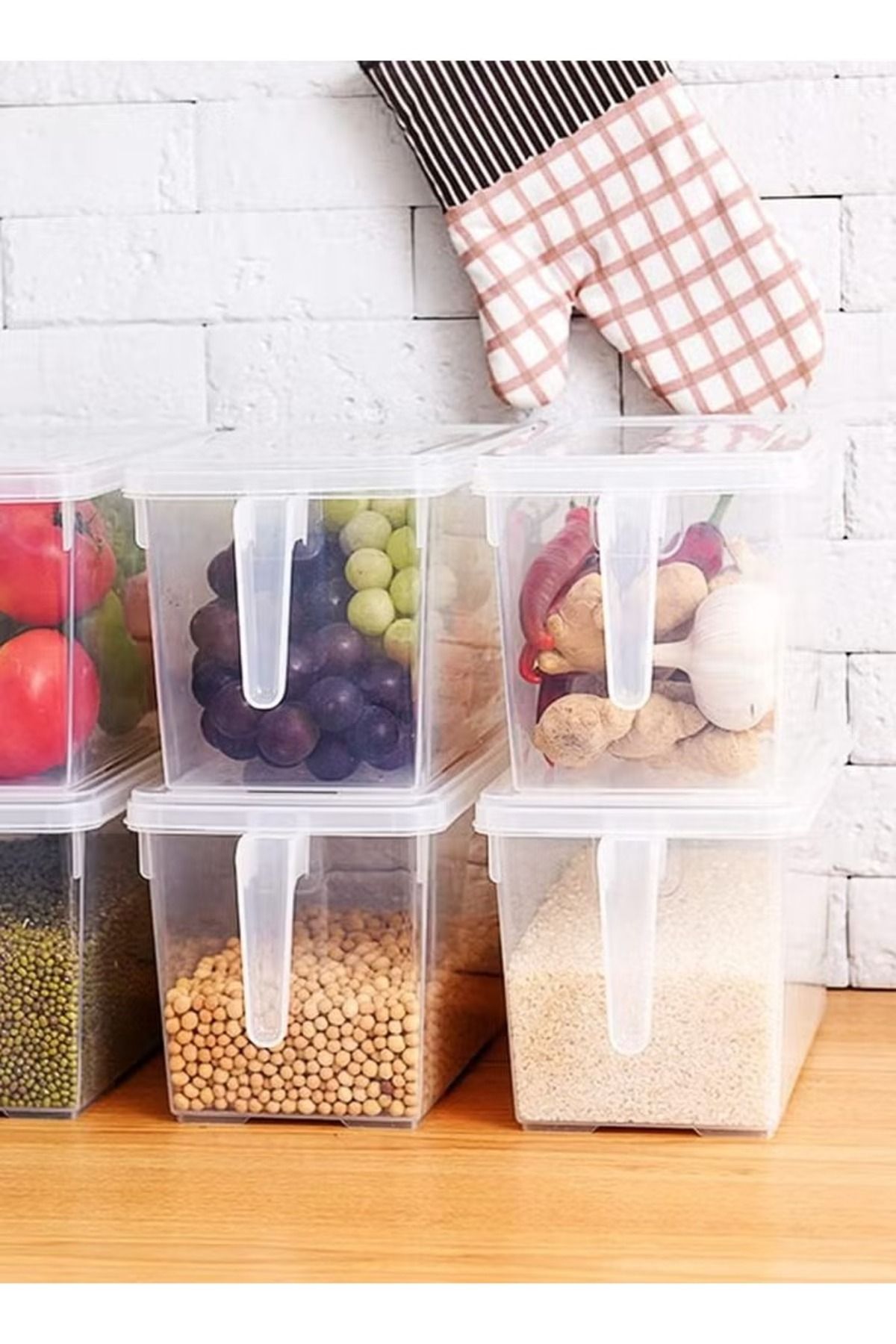 Generic-Food Storage Boxes With Lids And Handle Pack Of 2 6
