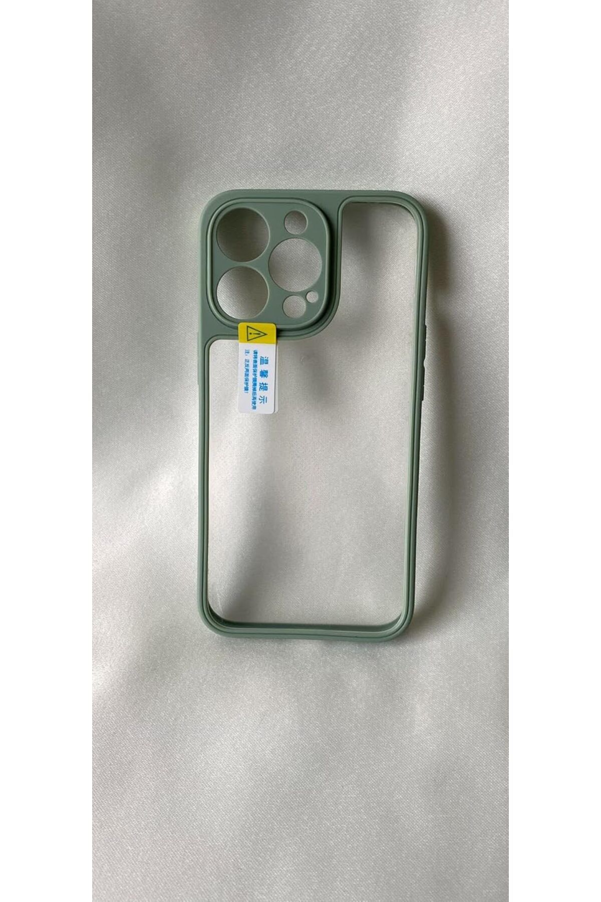 STOREMAX htpshopmx iPhone 13 PRO ile uyumlu Köşeleri Renkli Şeffaf Kamera Çerçeve Korumalı İCE Silikon