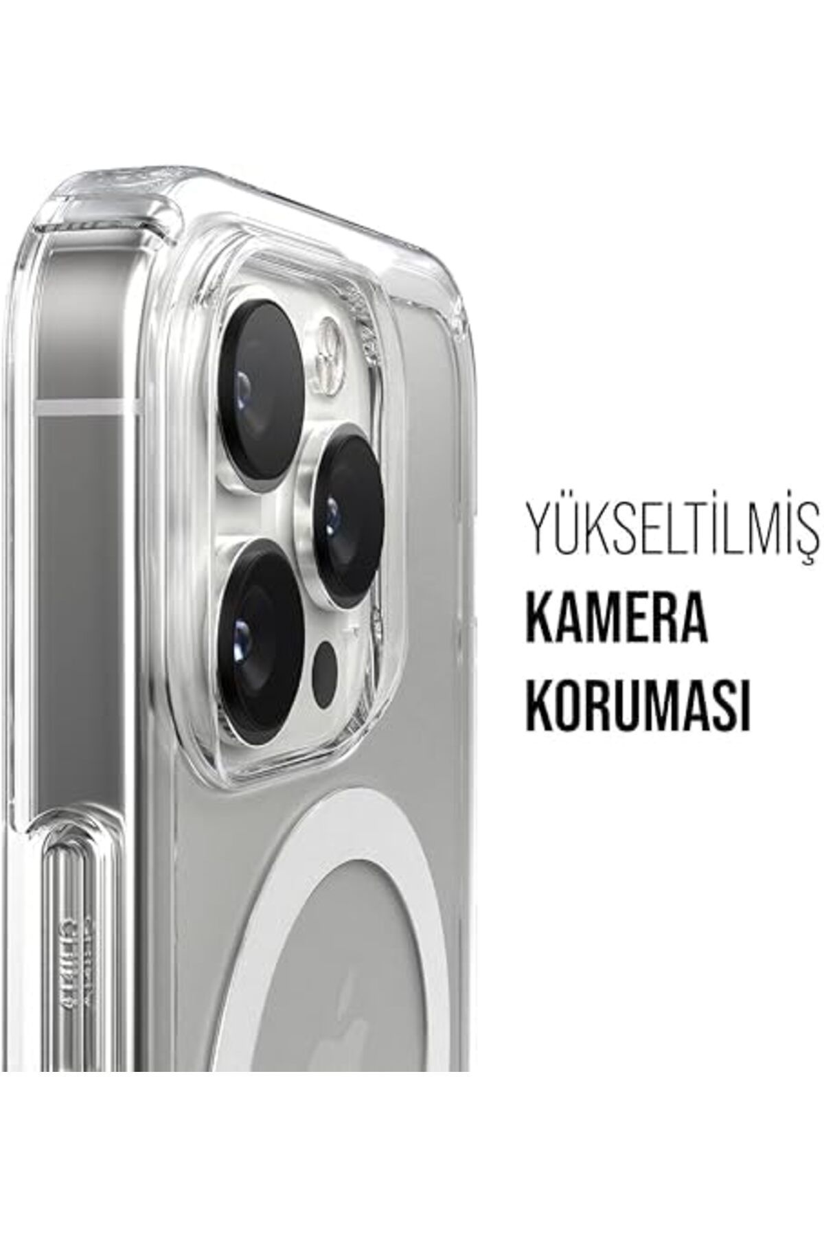 STOREMAX lbstorex iPhone Magsafe Uyumlu Şeffaf Sert Kristal Mika Sararmaz Kılıf (iPhone 14 Pro Max) Newdsn