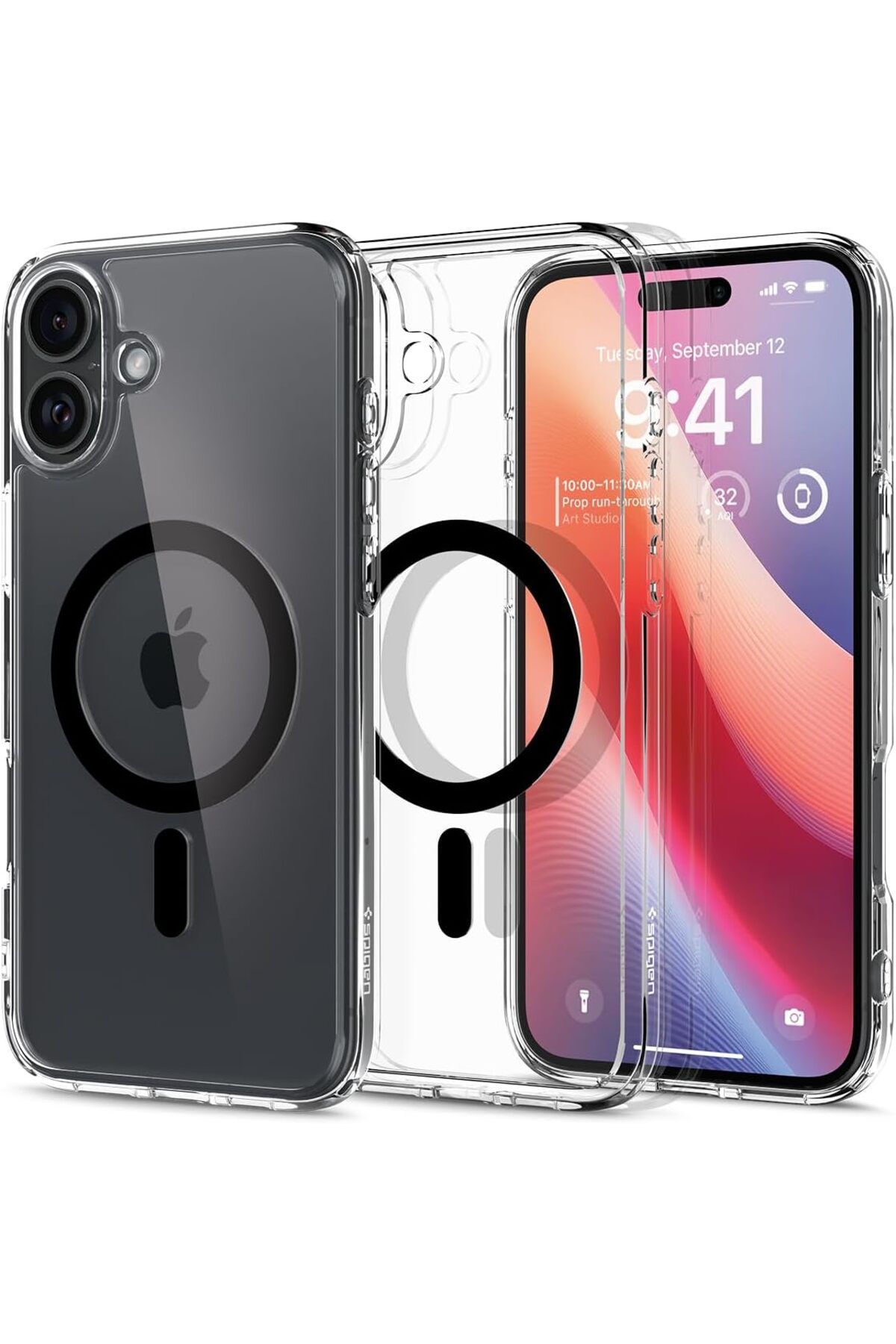 STOREMAX srhtDS iPhone 16 Plus Kılıf Ultra Hybrid MagFit MagSafe özellikli Black - ACS08076 Desing shop 26