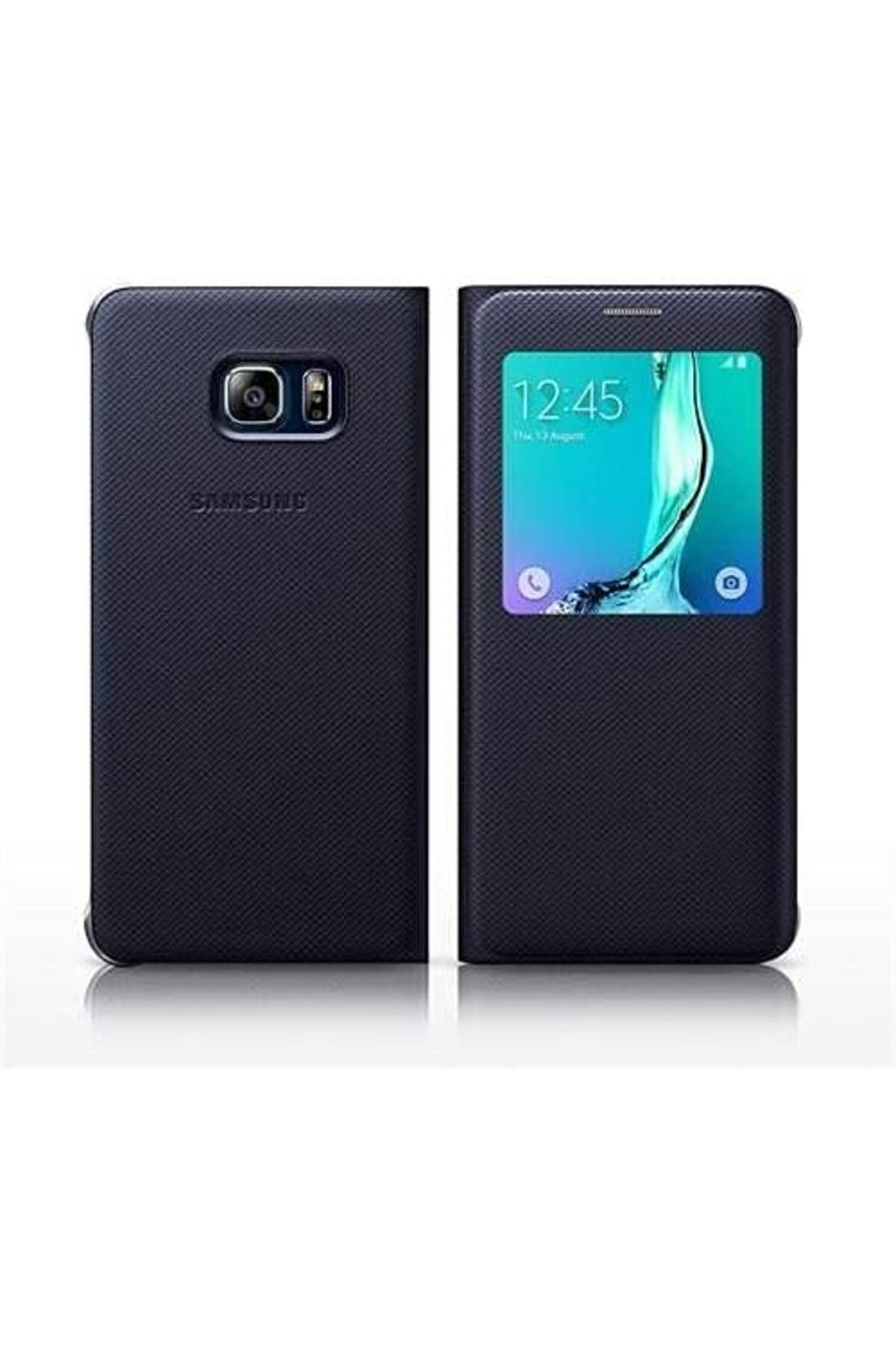 STOREMAX ysstorex Galaxy S6 edge+ G928 Uyumlu S View Kılıf, Lacivert StarColxlection 655141