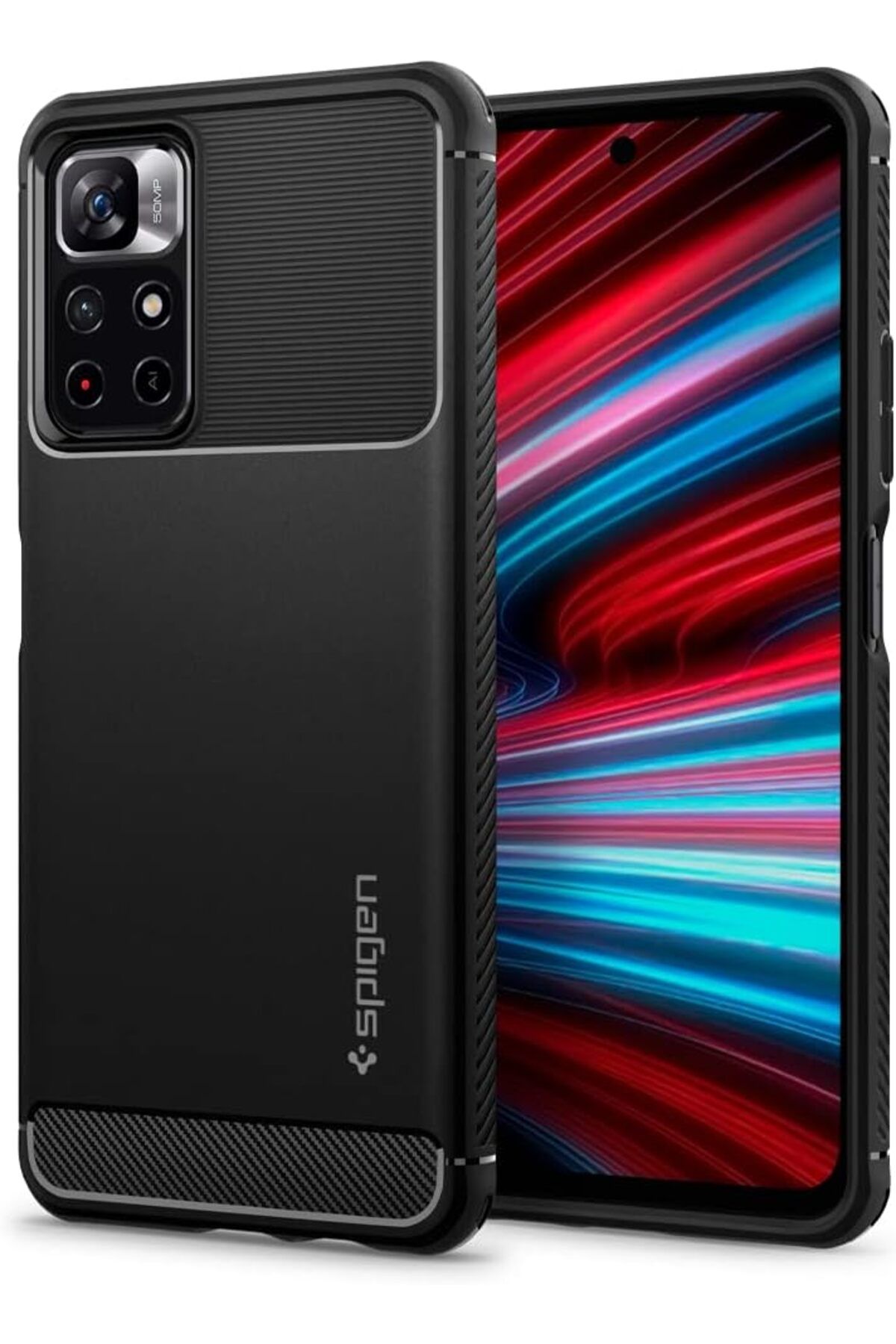 STOREMAX cmllashop Xiaomi Redmi Note 11T 5G Kılıf Rugged Armor Matte Black - ACS04266 542093