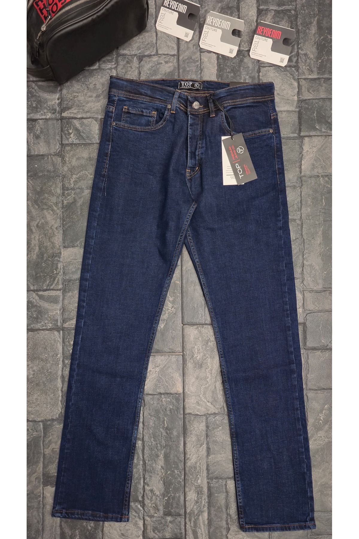 Battal Fit Erkek Kot Pantolon