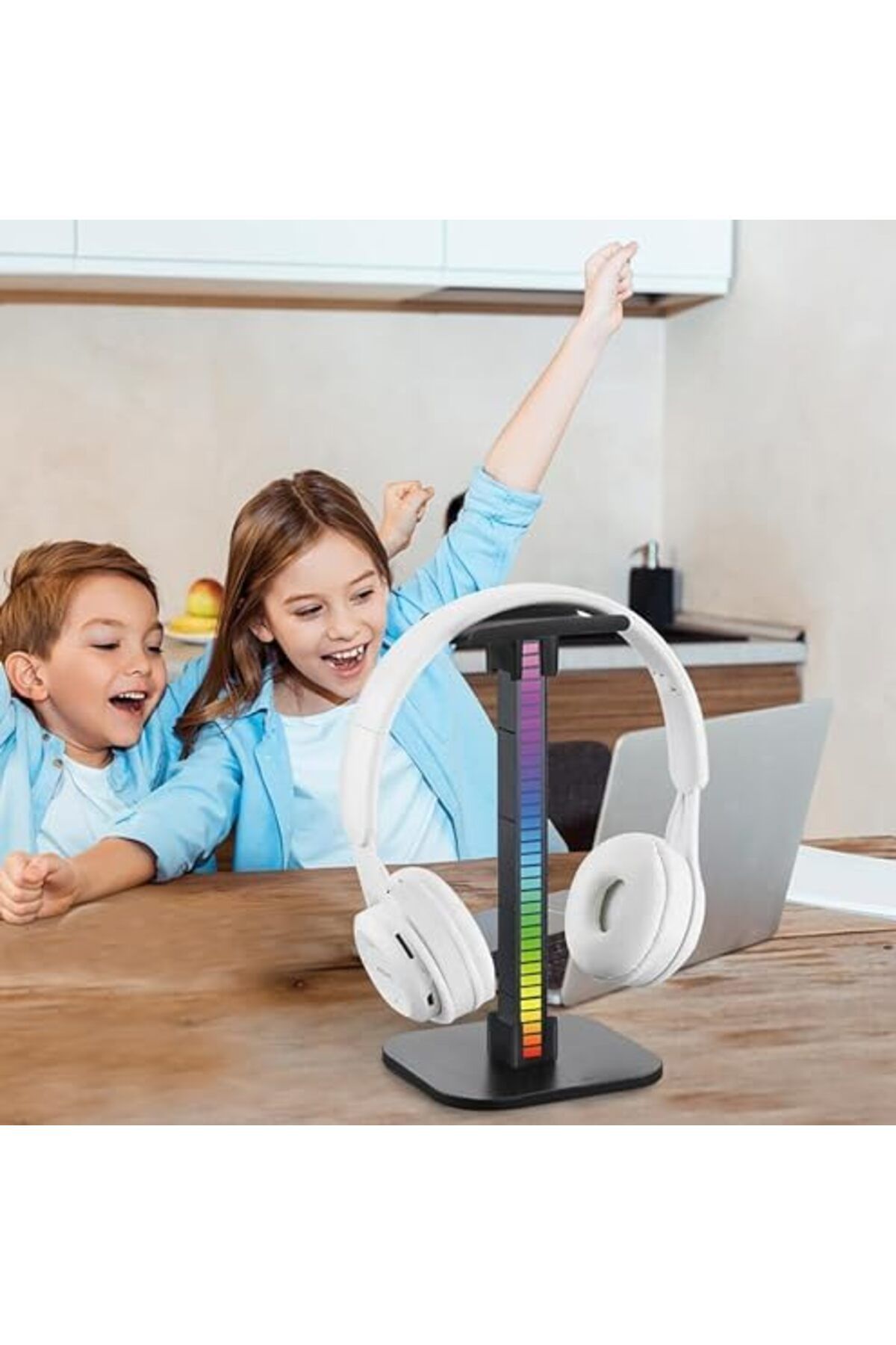 yenibagshop Masaüstü Oyuncu Kulaklık RGB Standı ZR715