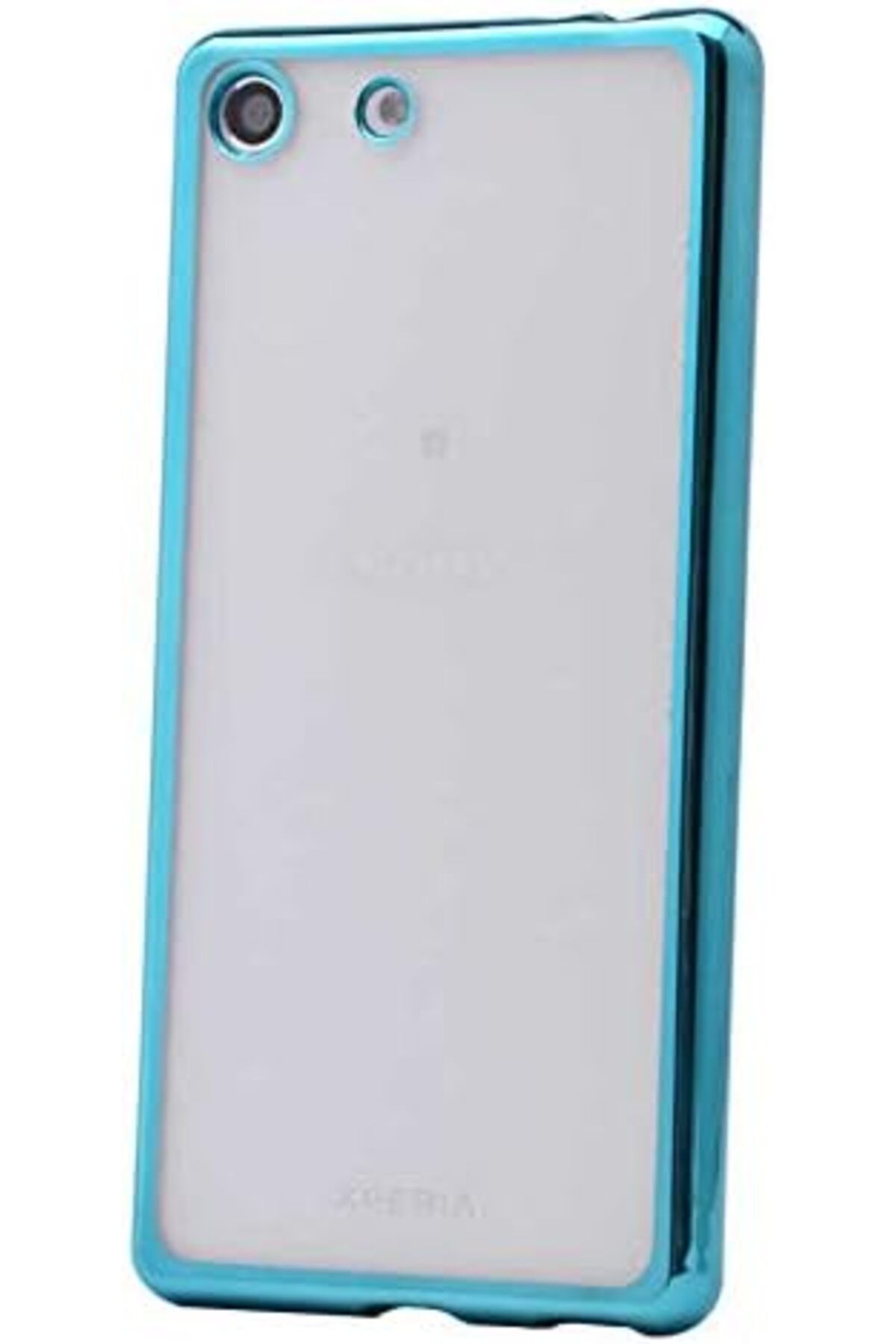 yenibagshop Xperia X Compact Uyumlu Lazer Kesim Yumuşak Silikon Kılıf (Mavi)