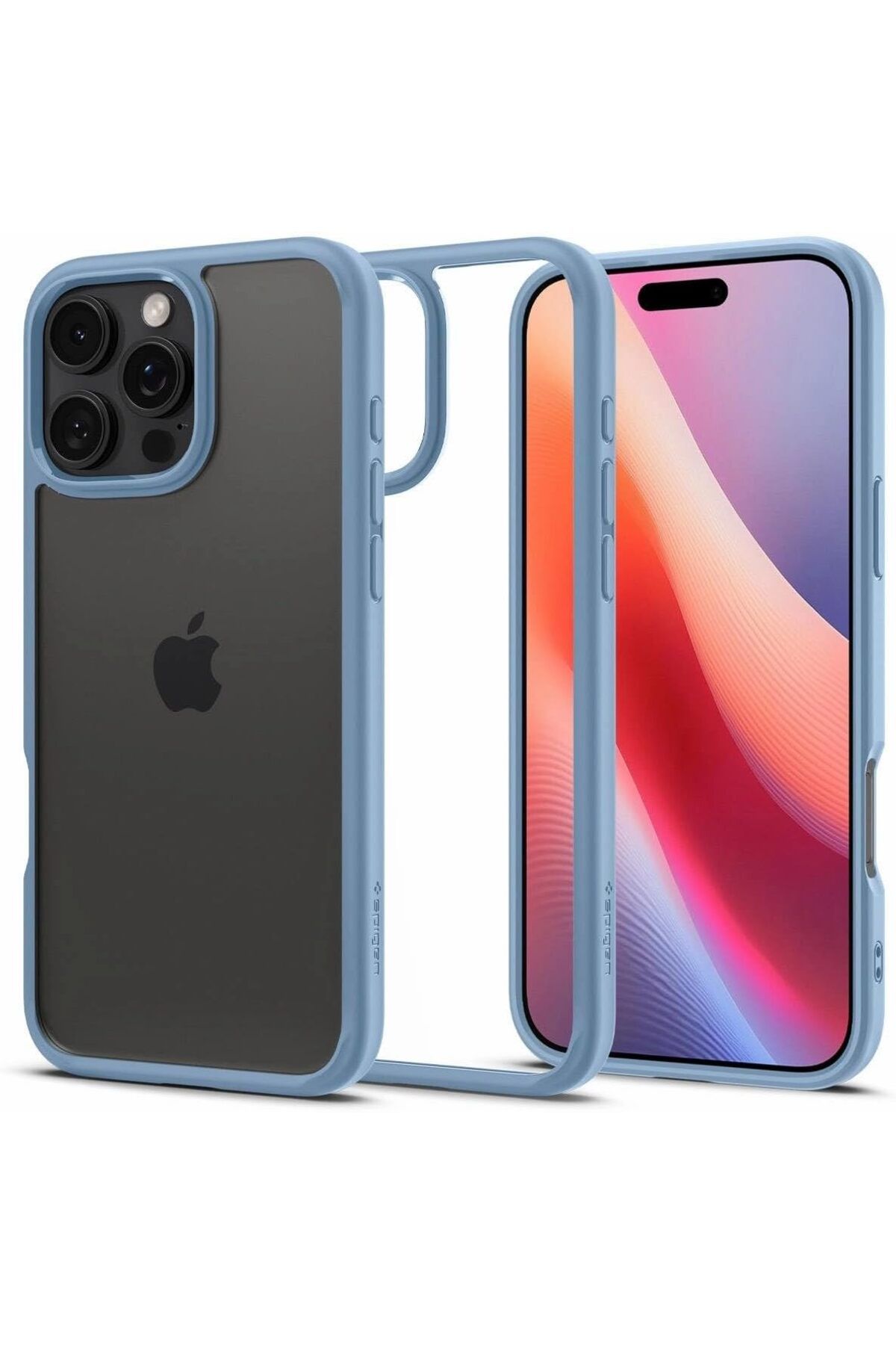 STOREMAX lbstorex iPhone 16 Pro Max Kılıf Crystal Hybrid Sierra Blue - ACS08029 Newdsng 1116818