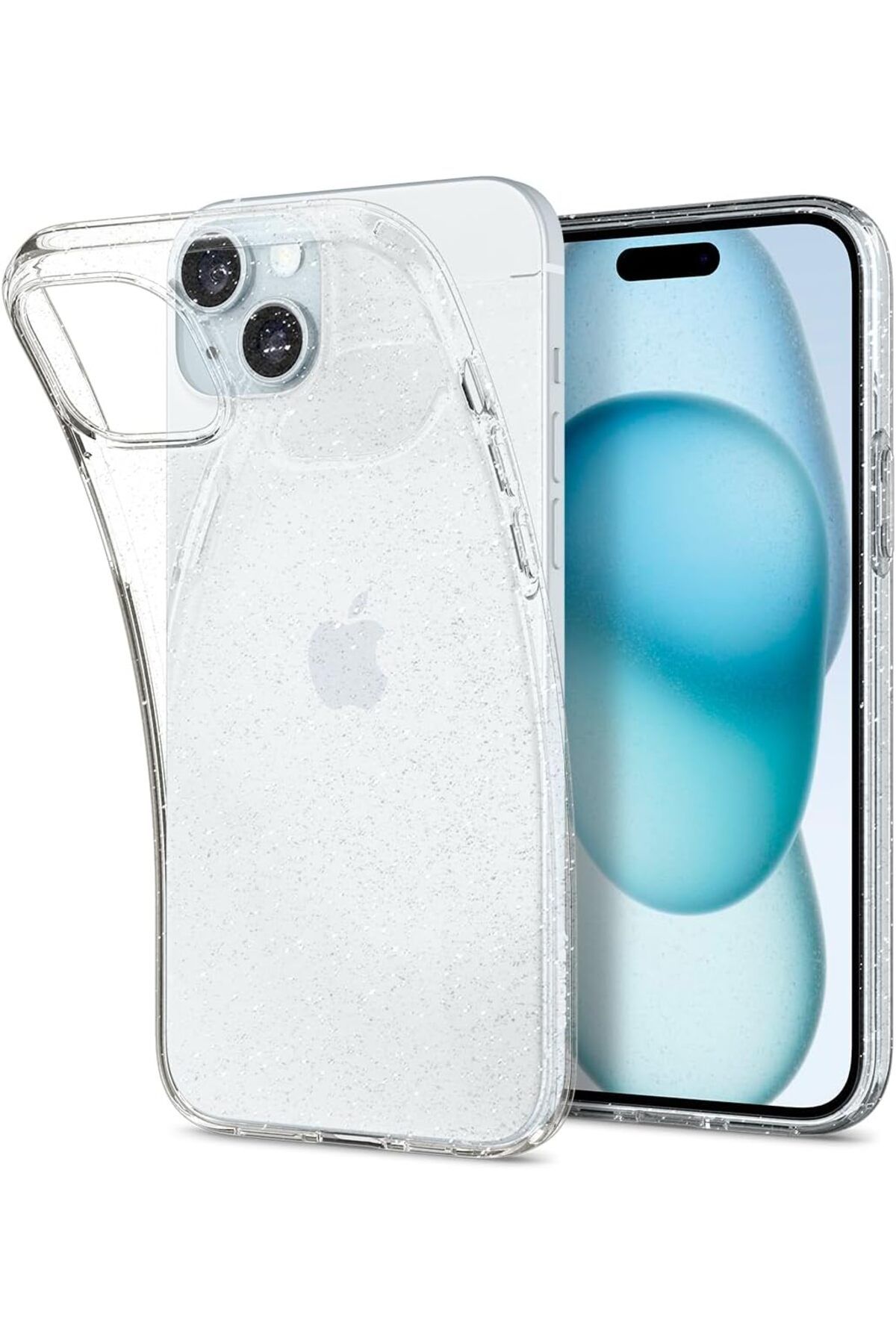 STOREMAX nffashopm iPhone 15 Kılıf Liquid Crystal Glitter Crystal Quartz - ACS06788 storestarx 1051353