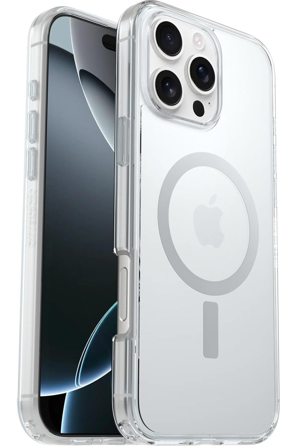 STOREMAX lbstorex Symmetry Serisi iPhone 16 Pro Max Uyumlu Şeffaf MagSafe Şeffaf Kılıf, Darbeye ve Düşm