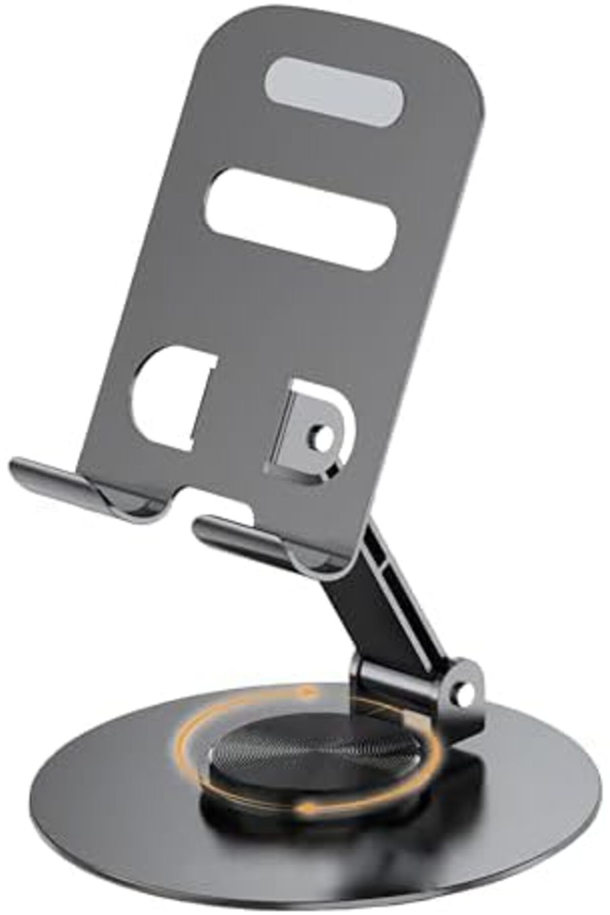 STOREMAX htpshopmx Metal 360 Derece Dönebilir Kaydırmaz Silikon Pedli ve Hava Alabilen Alüminyum Telefon S