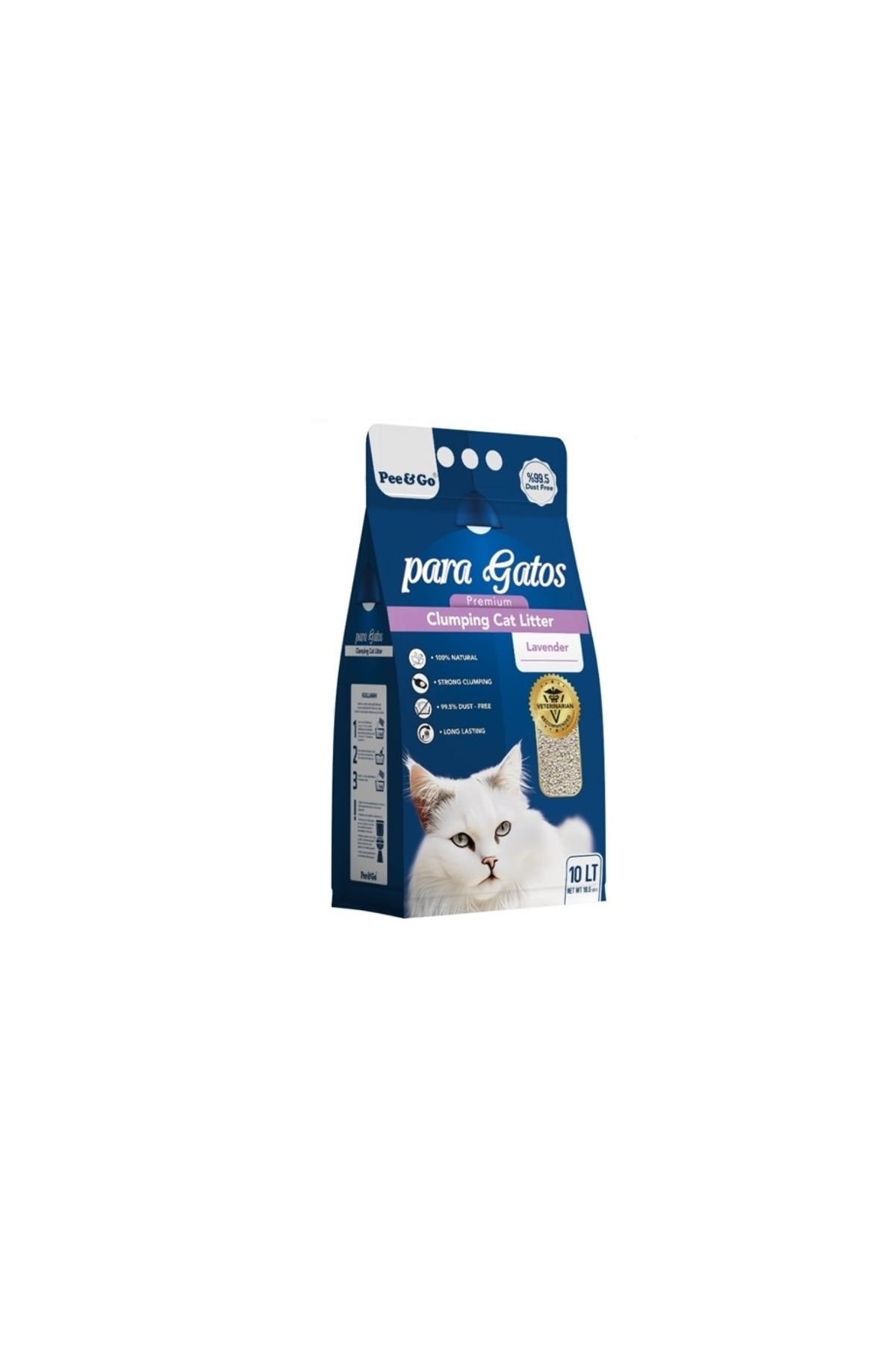 Para Gatos Lavantalı Bentonit Kedi Kumu 10 Lt