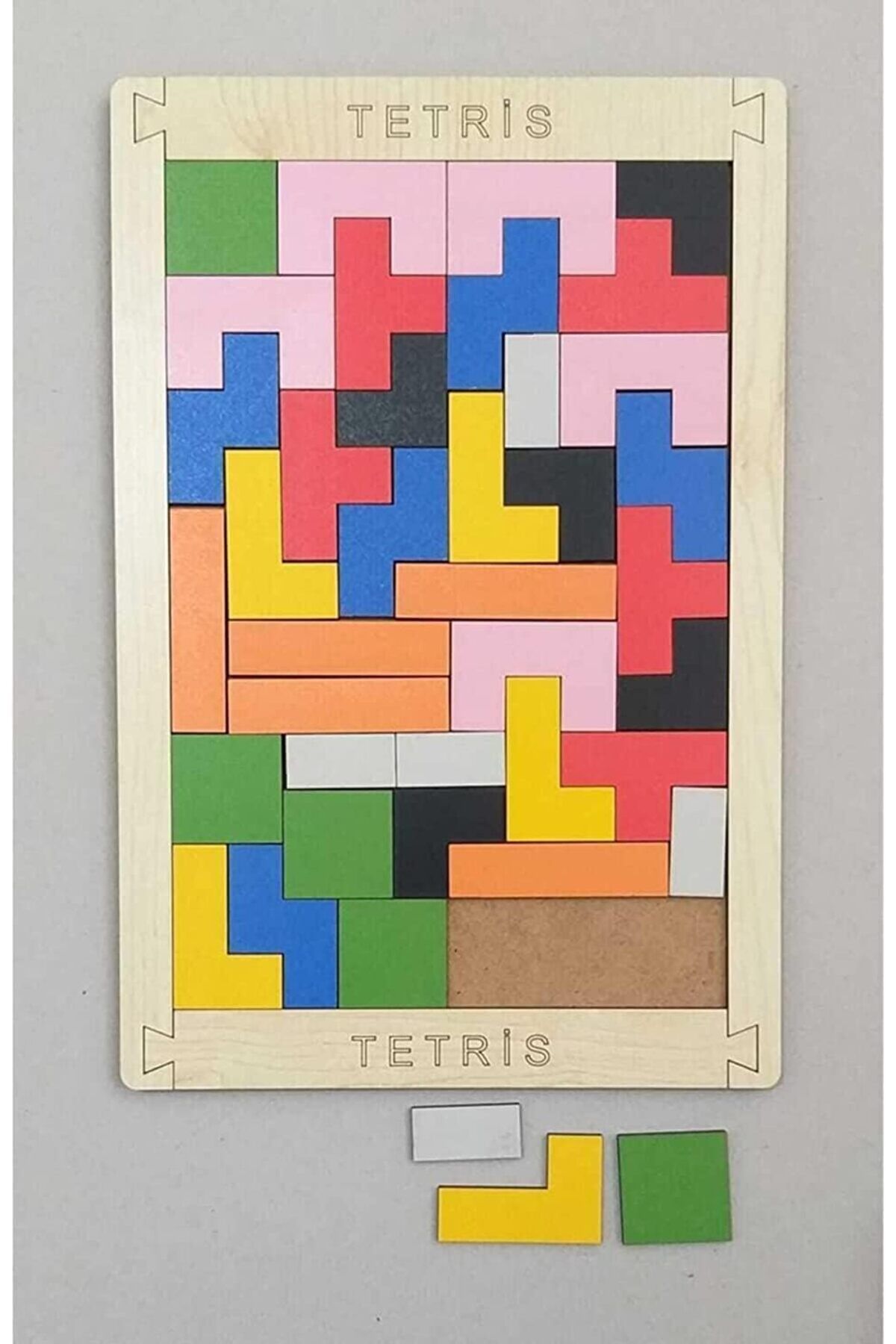 STOREMAX bystoreby zeka Ahşap Blok Tetris Oyunu NewDesing 646268