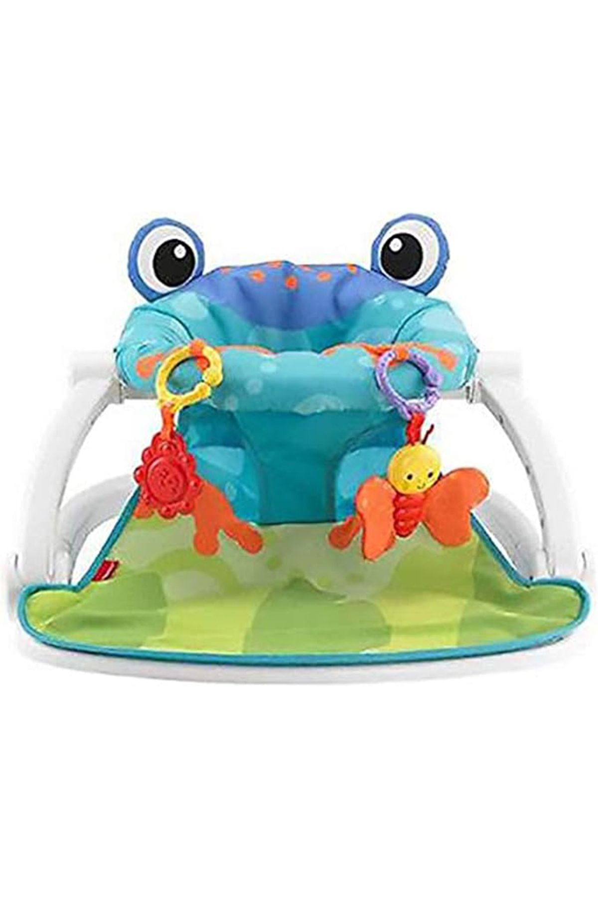 Generic-Sit-Me-Up Froggy Design Baby Foldable Floor Seat - Multicolour 1