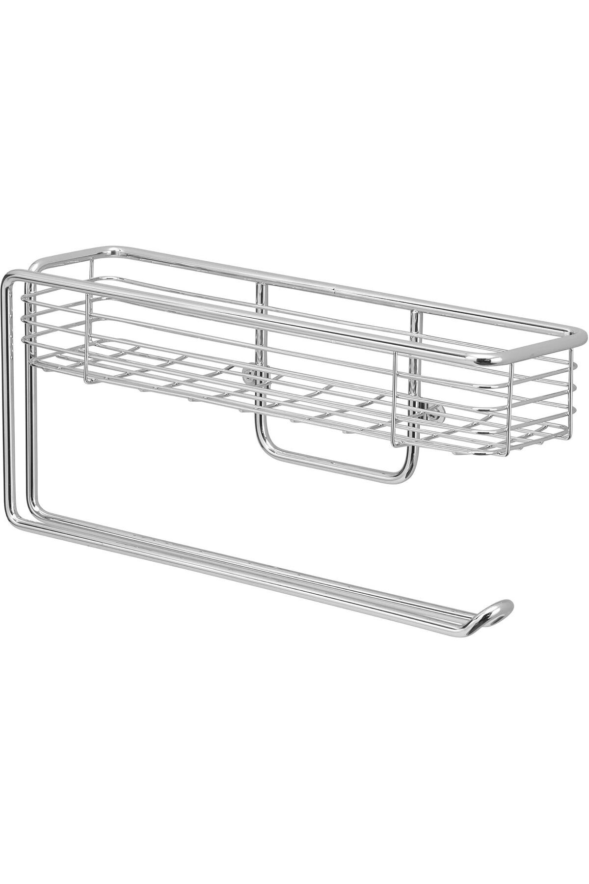 STOREMAX buxystorem KAĞIT HAVLULUK VE MALZEME SEPETİ BİRARADA TEZGAH ALTI VE DUVAR MONTAJLI 30x8x13cm tren