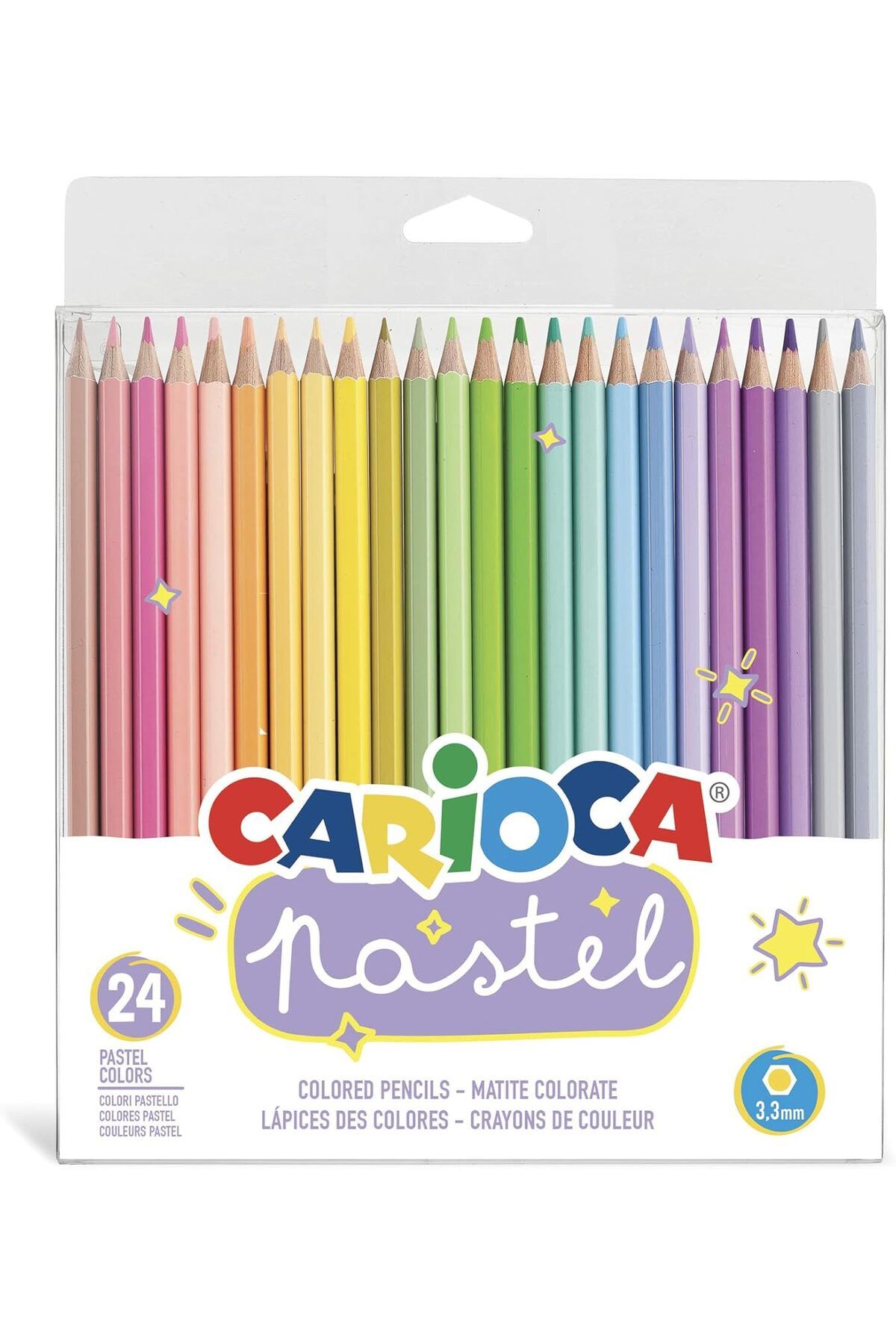STOREMAX cmllashop Pastel Renk Kuru Boya Kalemi 24'Lü 542093