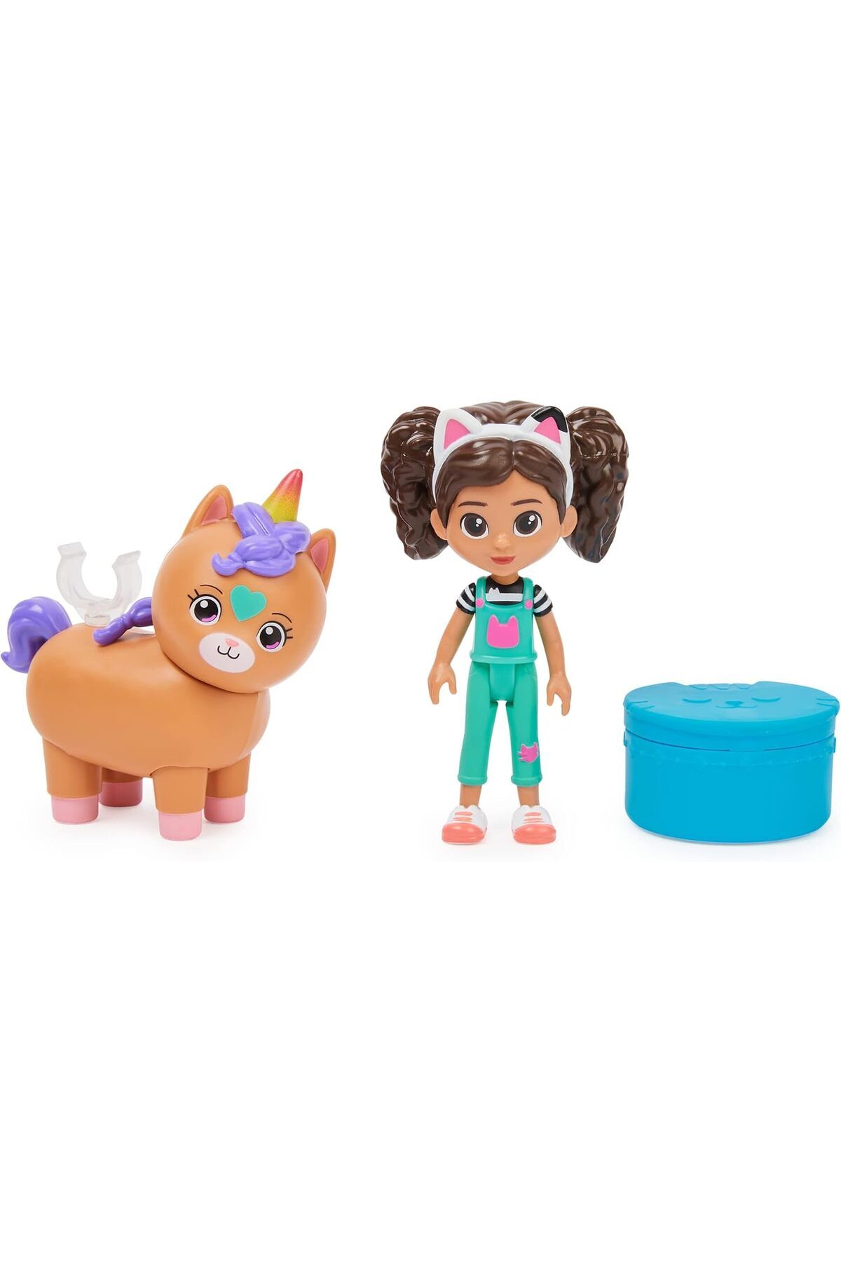 STOREMAX Erhnshp Dollhouse, Cat-tivity Set, Kittycorn At – Gabby ve Kico gökkuşağı tek boynuzlu at seti