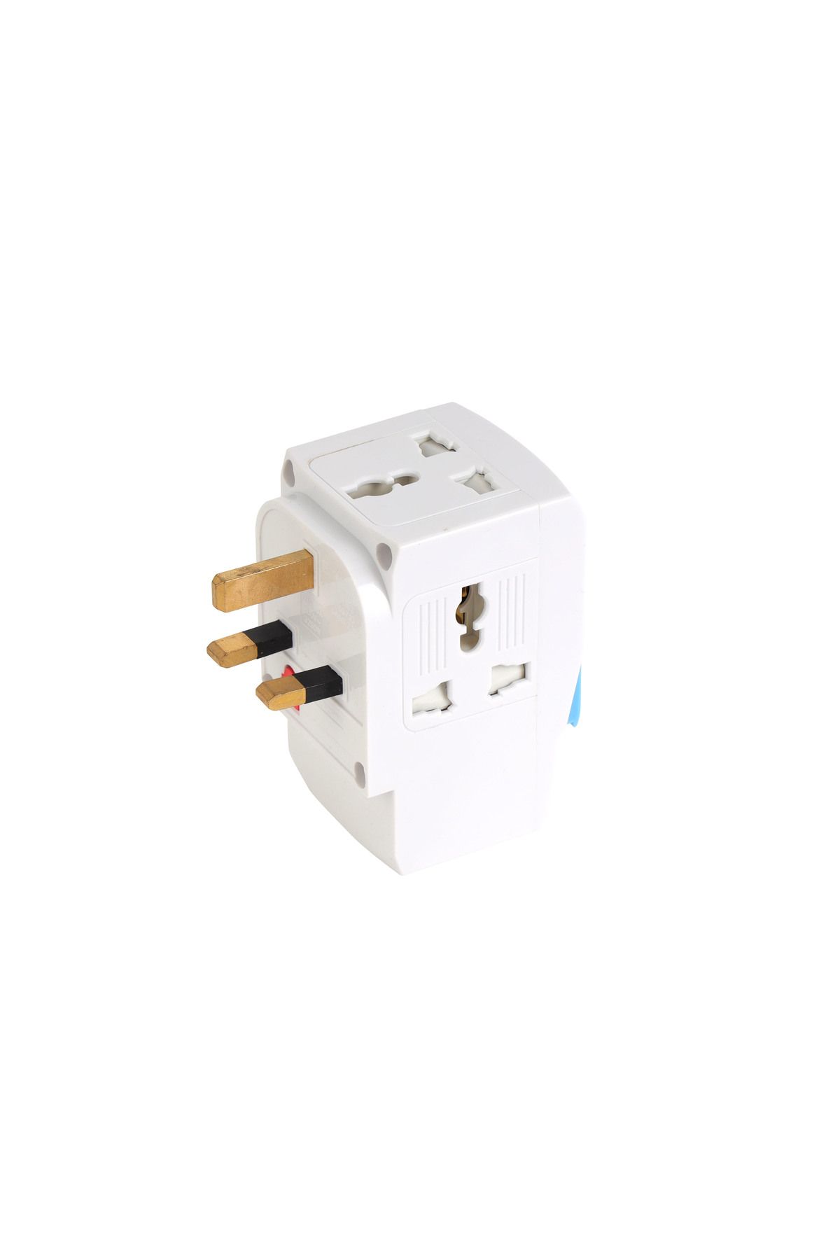 Olsenmark-3-Way Multi Adaptor- OMES1890/ Global Compatibility, 3-Way Socket 2
