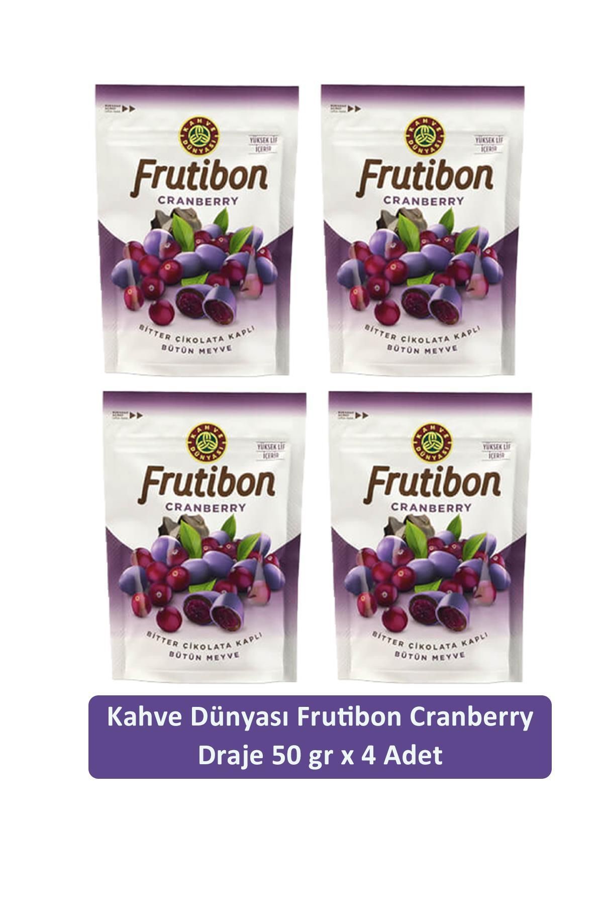 Kahve Dünyası Kahve Dünyası Cranberry Frutibon 50 GR x 4 Adet