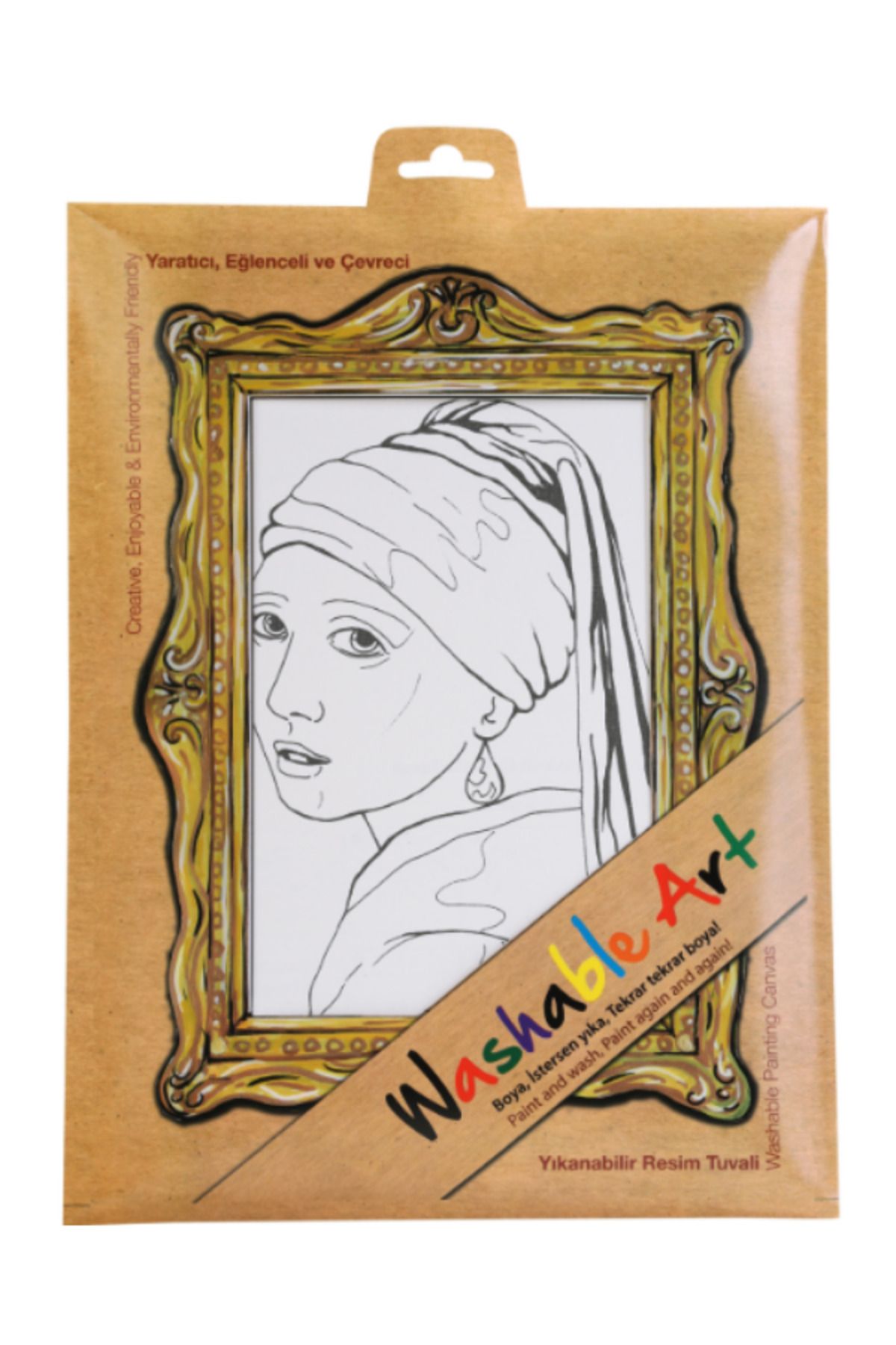 Funny Mat Washable Art - Girl With A Pearl Earring | 8681379300025 | 25 cm x 35 cm