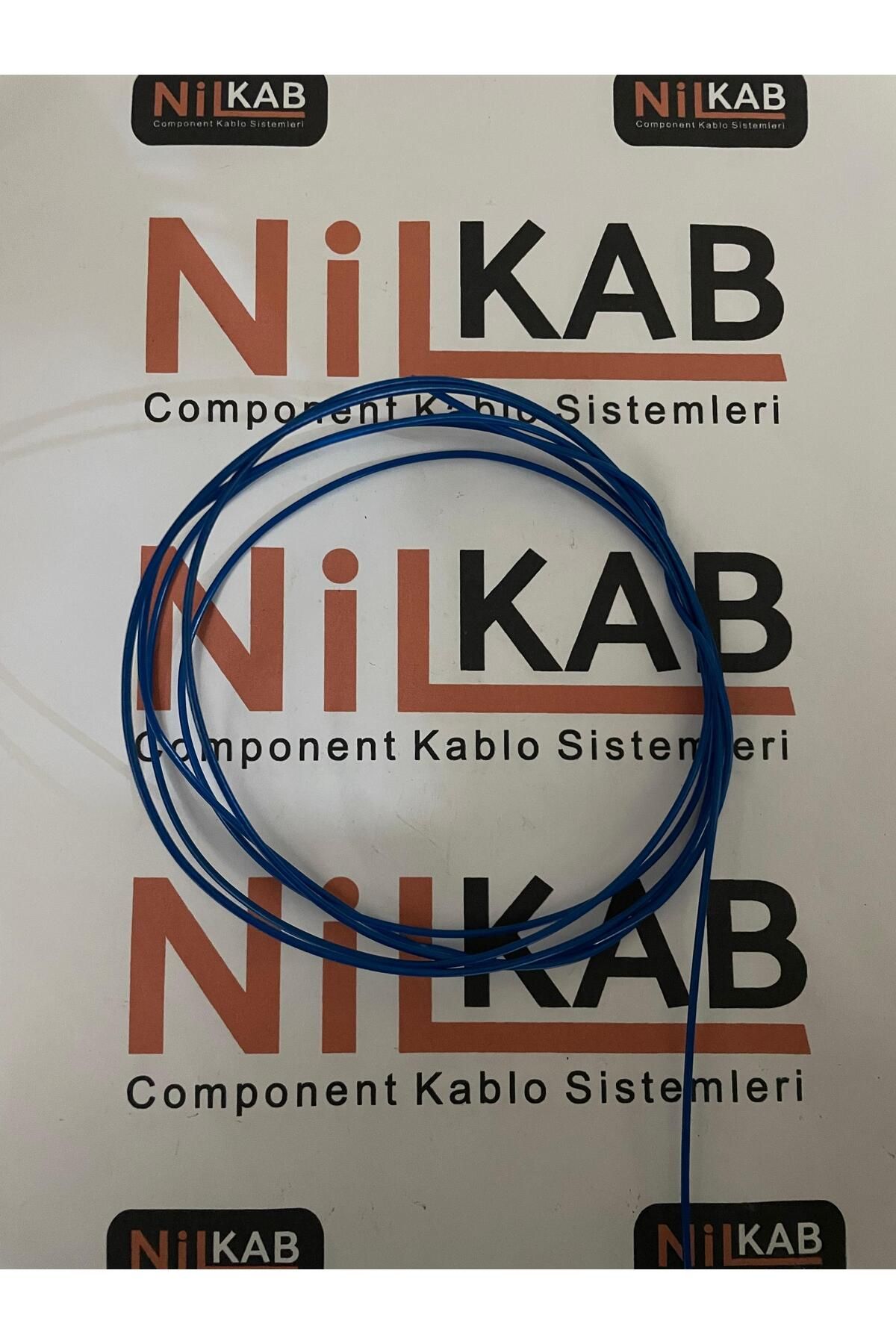 Nilkab FLRY-B 0,50 MM BAKIR KABLO MAVİ 1 METRE