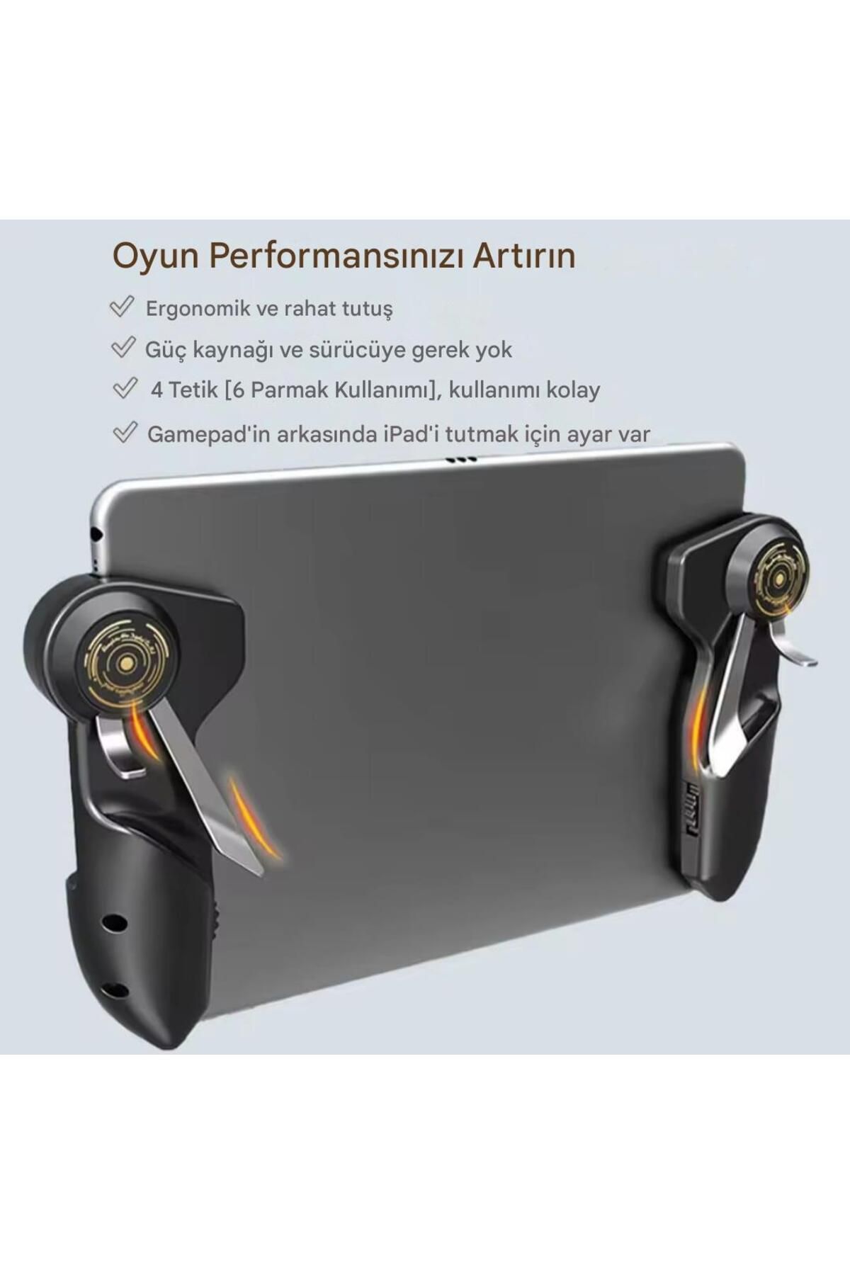 Asfal-6 Finger Pubg Game Console Compatible with All Tablets Pubg Trigger Mobile Joystick for iPad Tablet 3