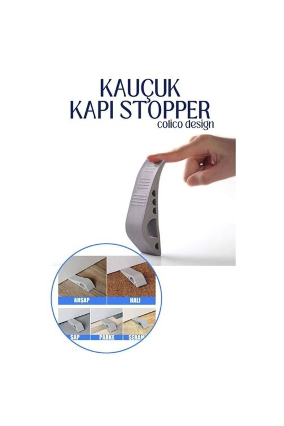 Yıldızan Kauçuk Kapı Stopperi Colico Design