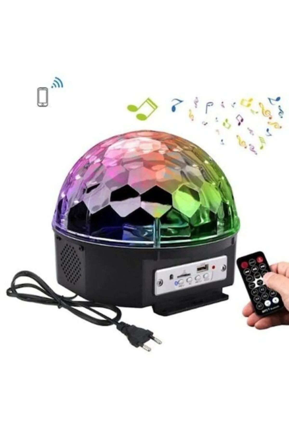 teknotrust Parti/Ev Hoparlör Disco Sahne Ensiga Disko Topu Bluetooth Usb Led Işıklı Mp3 Hediyelik