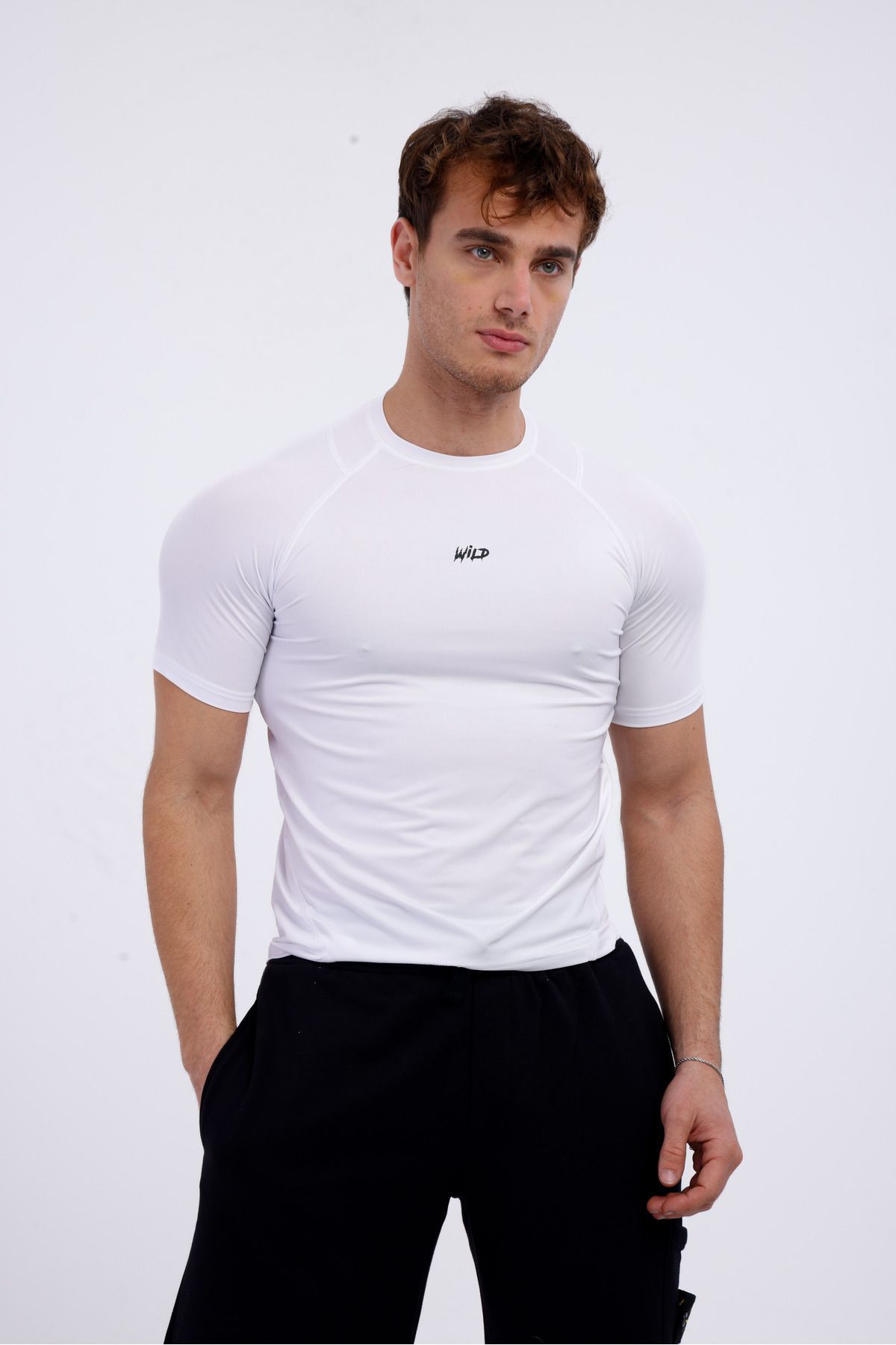 Wild Athletic-Men's Pro Compression T-Shirt Short Sleeve Sports Fitness Body 5