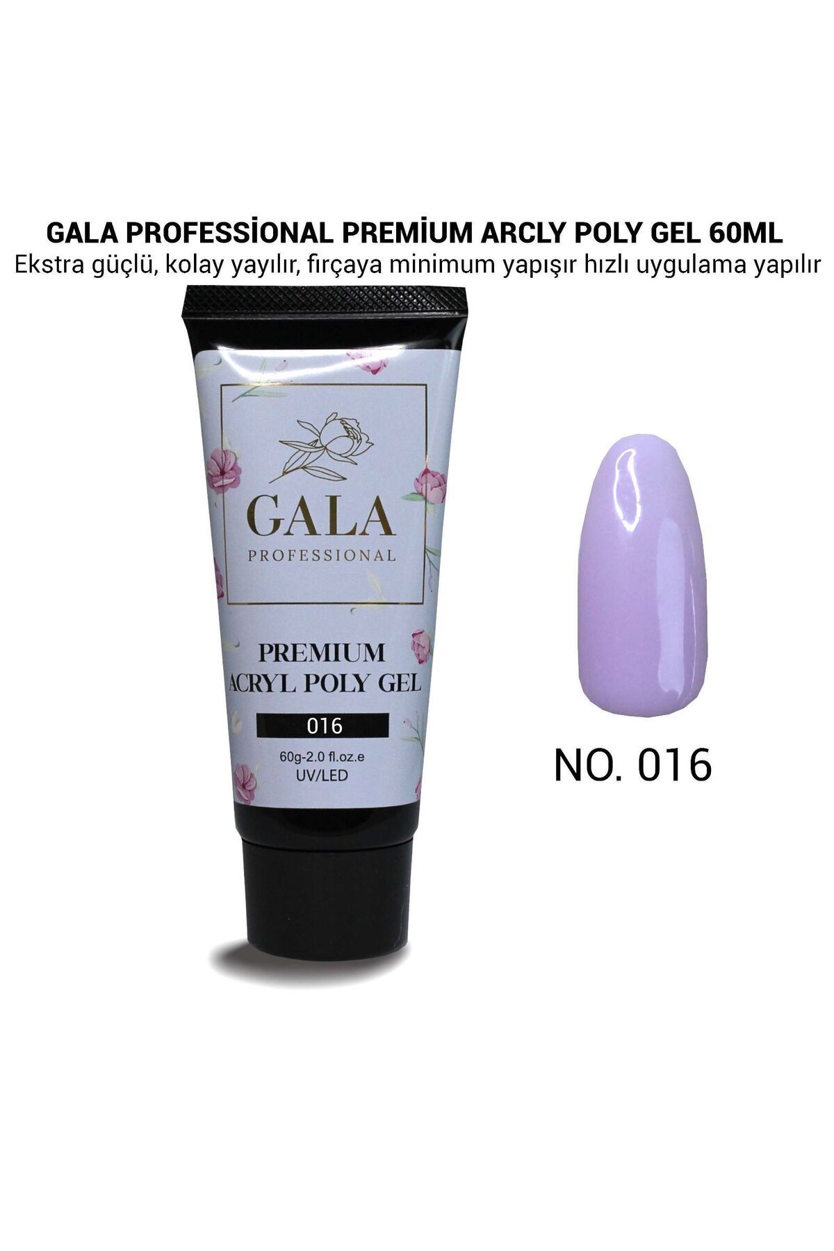 gala smart Premium Akrilik Poly Jel 60ml No.16