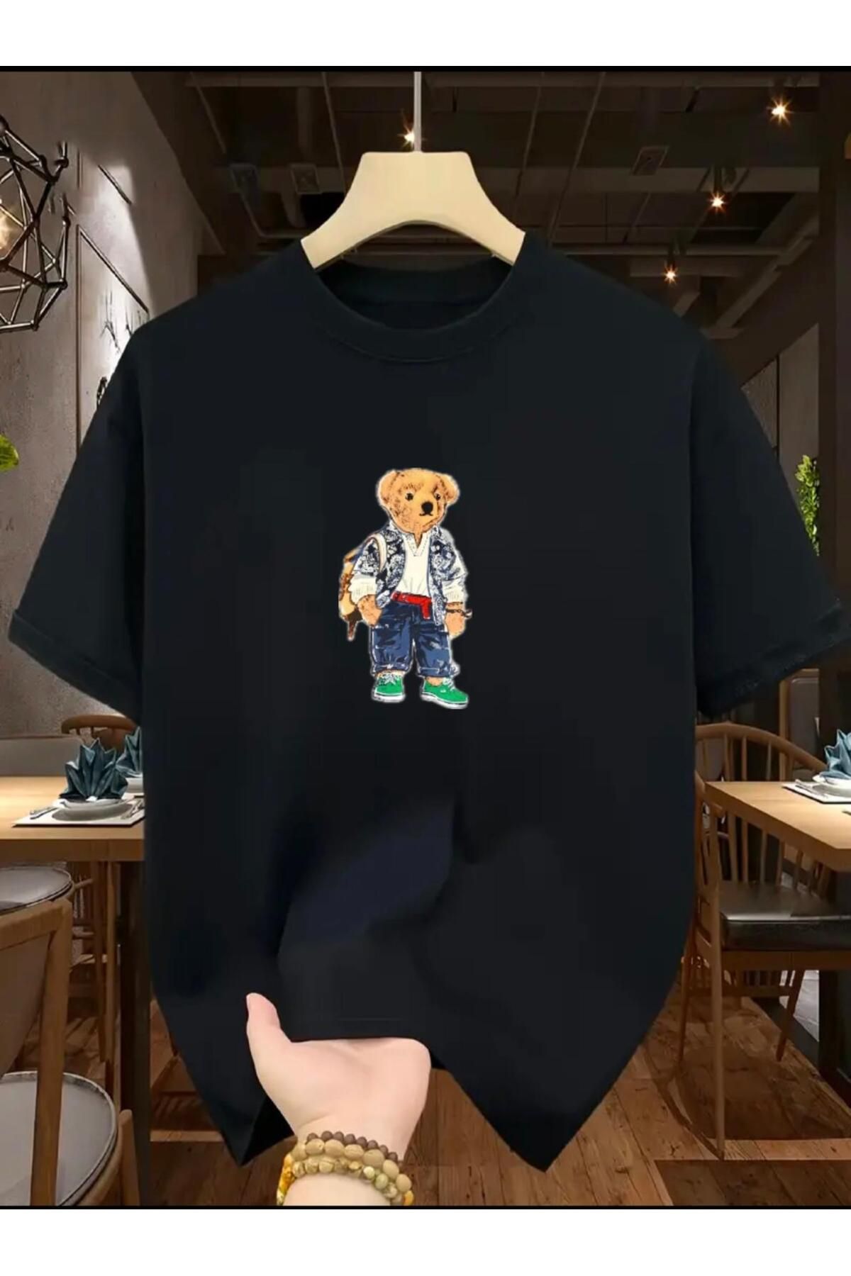 Pulli Collection Bear Baskılı Tshirt