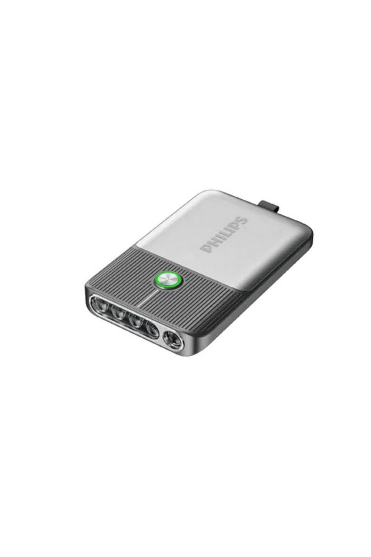 Philips-350 Lumens ABS Multi-Functional Rechargeable Pocket Flashlight 1.4 x 5.9 x 10.2 cm 1