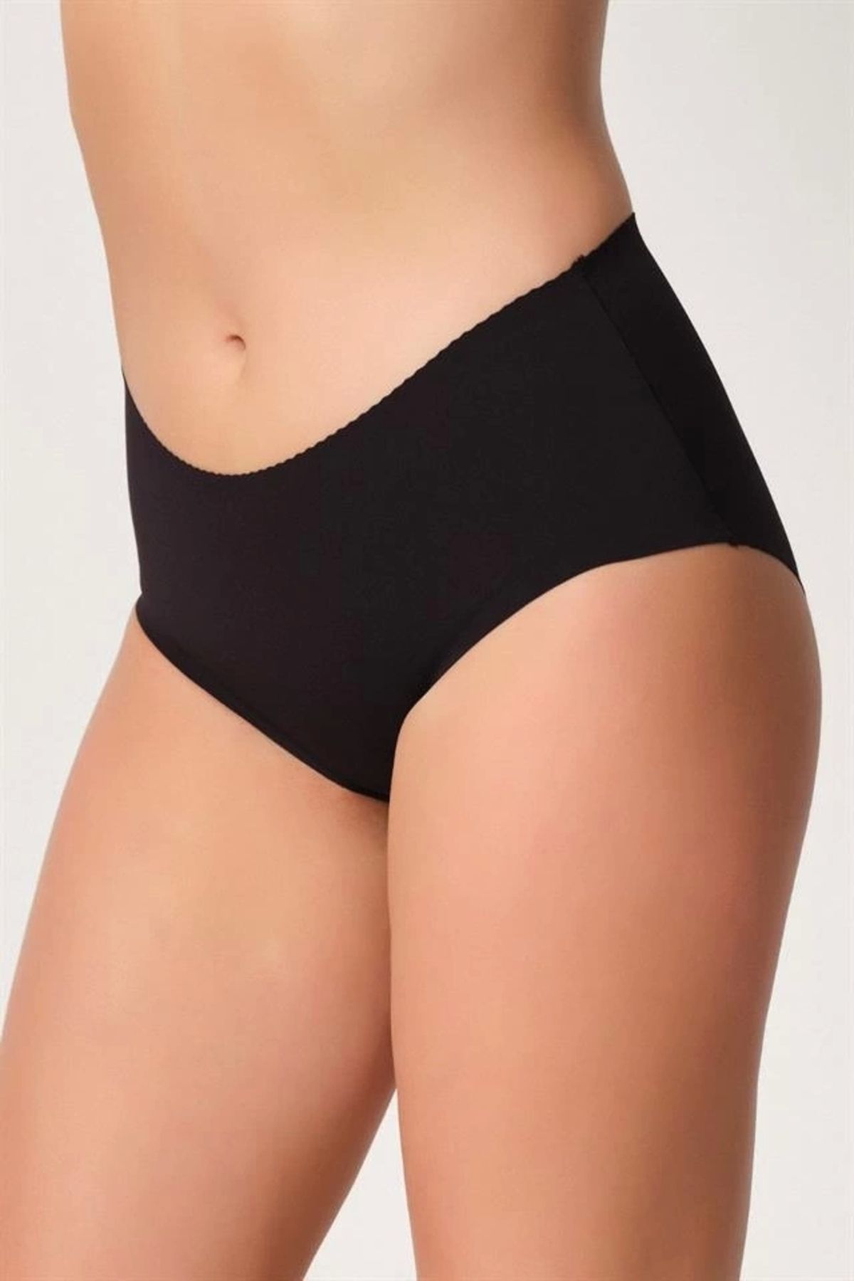 fevien Siyah 2702 Mama Lazer Slip Korse