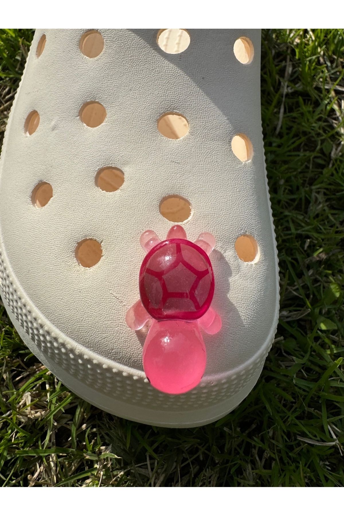 هدیه مفهومی درخشش لاک پشت در دمپایی سه بعدی تاریک تزئین 3D JIBBTIZ CROCS CHARM Crocs