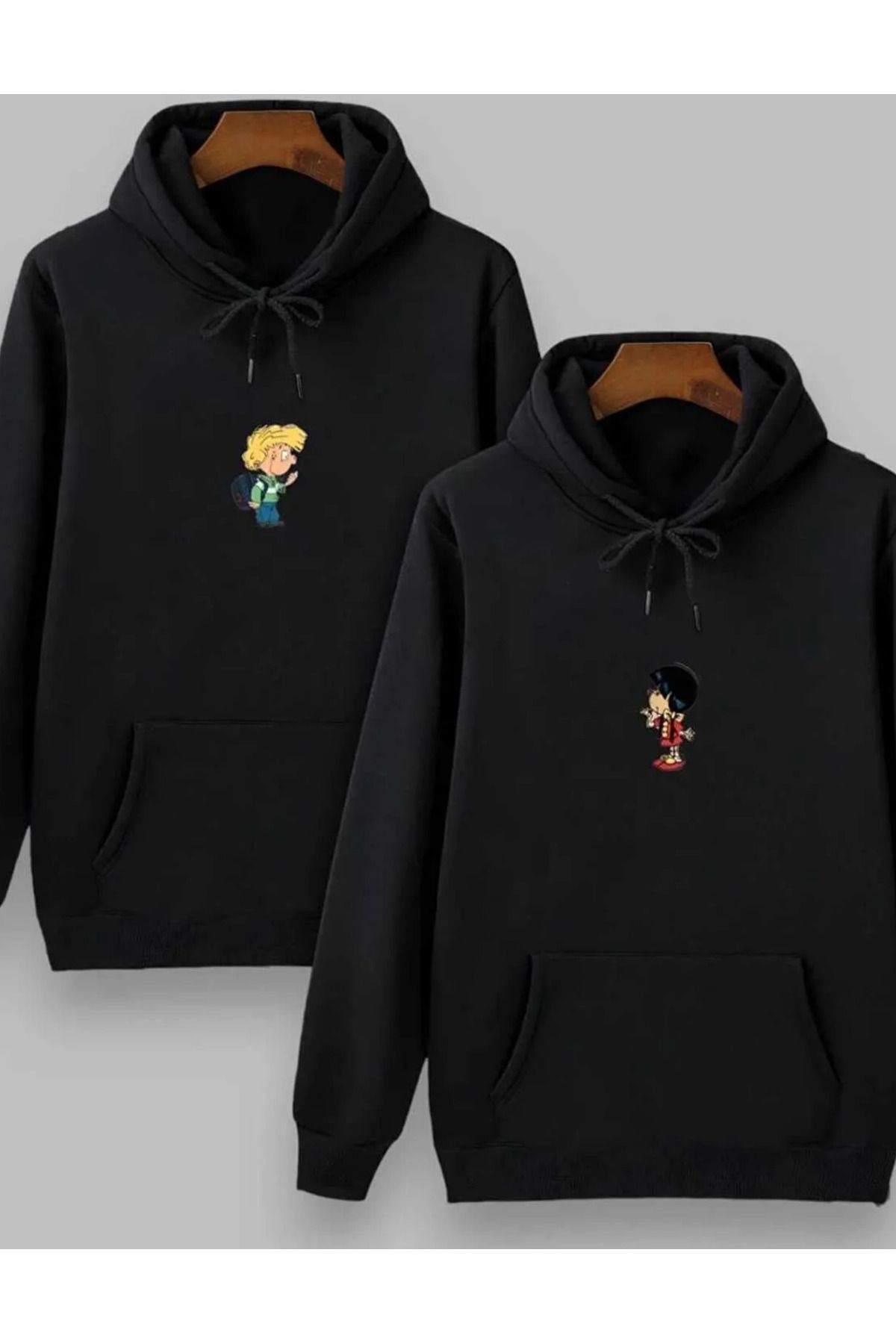 Cakkey Sevgililer Günü Couple Çift Cedric-Chen Baskılı Beyaz Sweatshirt Sevgili Kombini