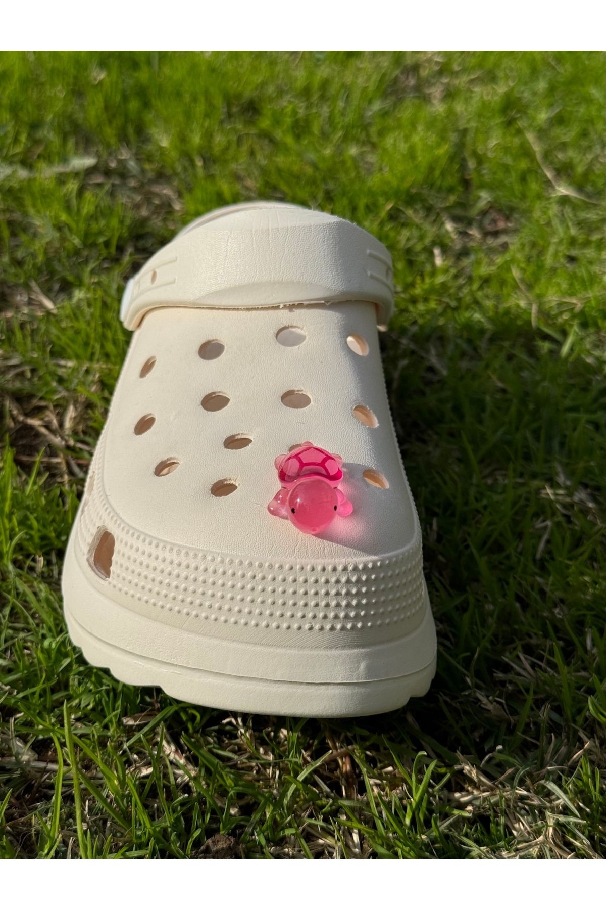 هدیه مفهومی درخشش لاک پشت در دمپایی سه بعدی تاریک تزئین 3D JIBBTIZ CROCS CHARM Crocs