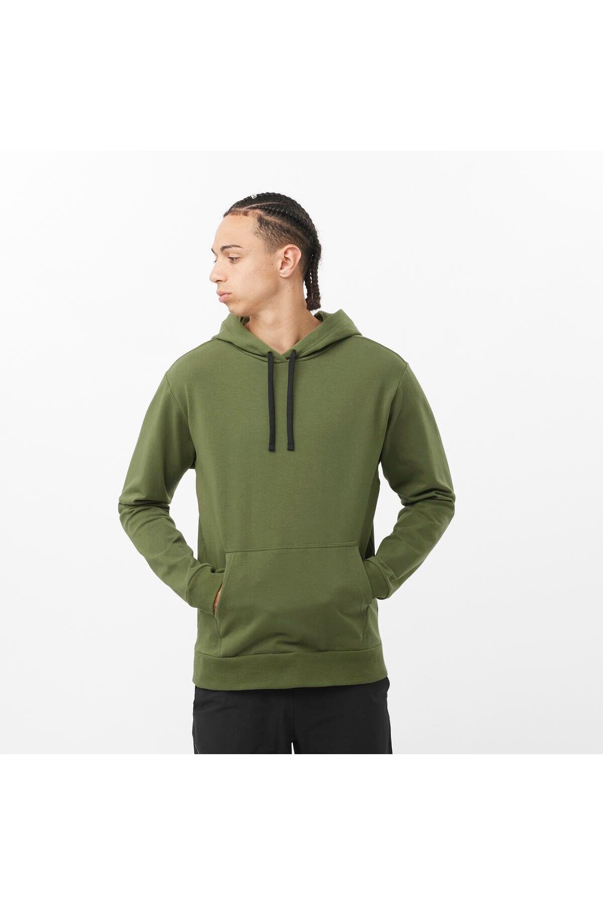 ژاکت مردانه DYNAMIC LOGO OLIVE NIGHT LC2231200 سالومون سویشرت Salomon
