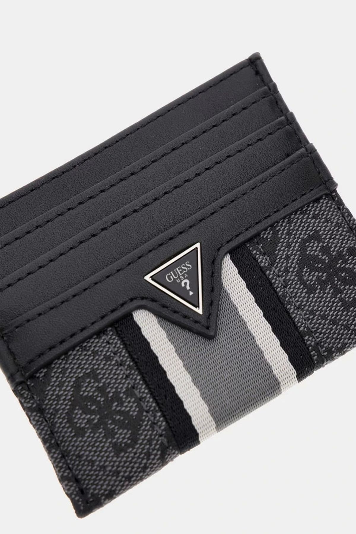 Guess-Madrid Card Case Men's Gray Card Holder Smmastlea25-Cbl 3
