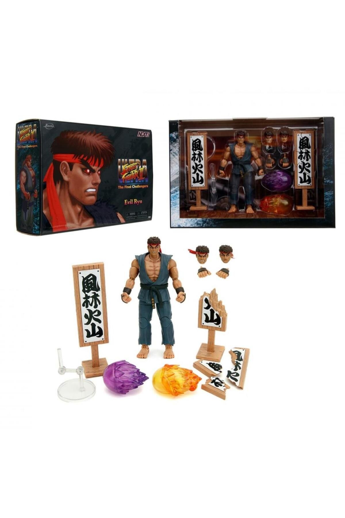 gcaksesuar Nessiworld 253255070 Street Fighter Evil Ryu Deluxe Figür Jada