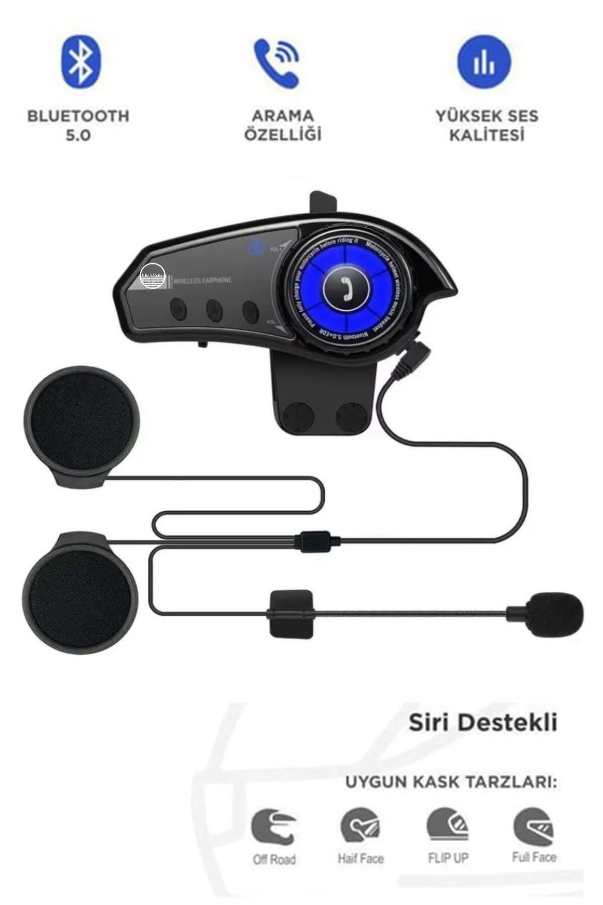 PREPARE Moto Kurye Kask Kulaklık Bluetooth Motosiklet Kulaklık Bluetooth