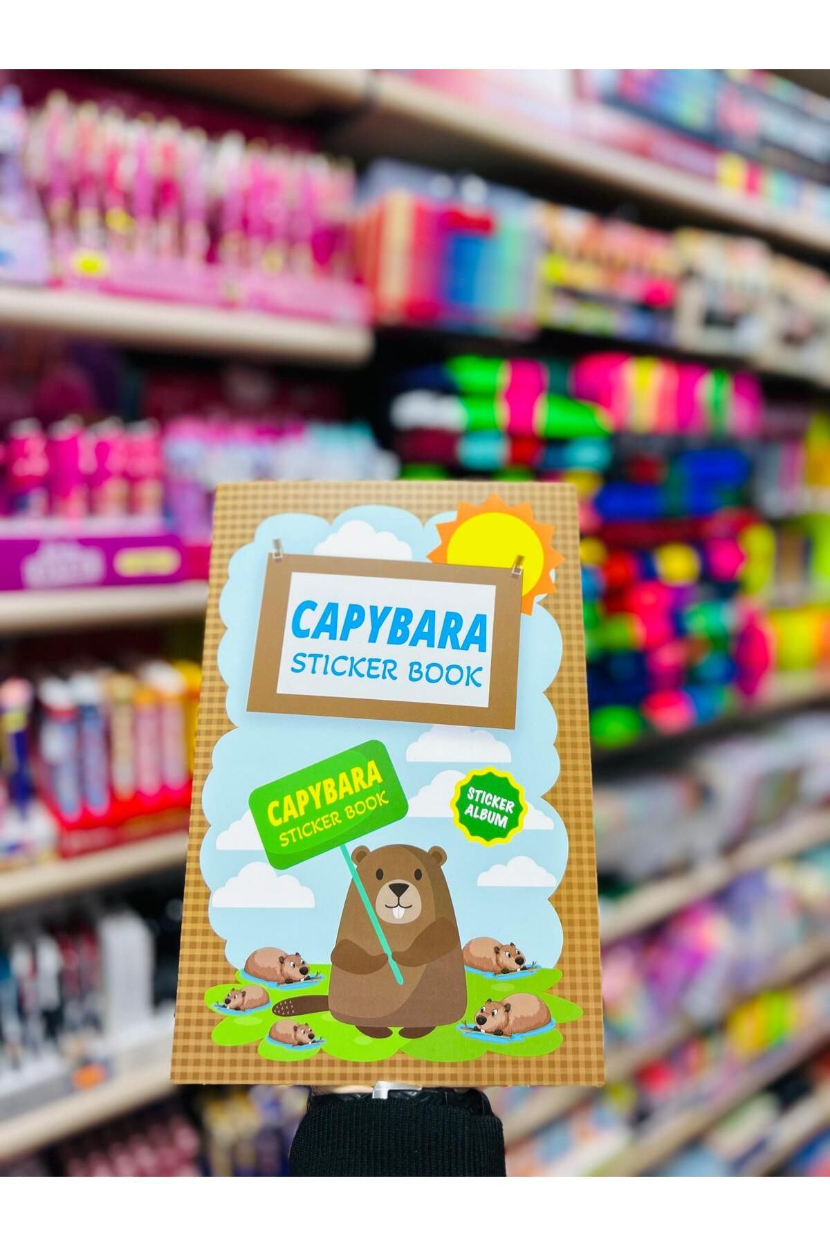 ÖZ KIRTASİYE Capybara Stıcker Albüm Defter (16 sayfa)