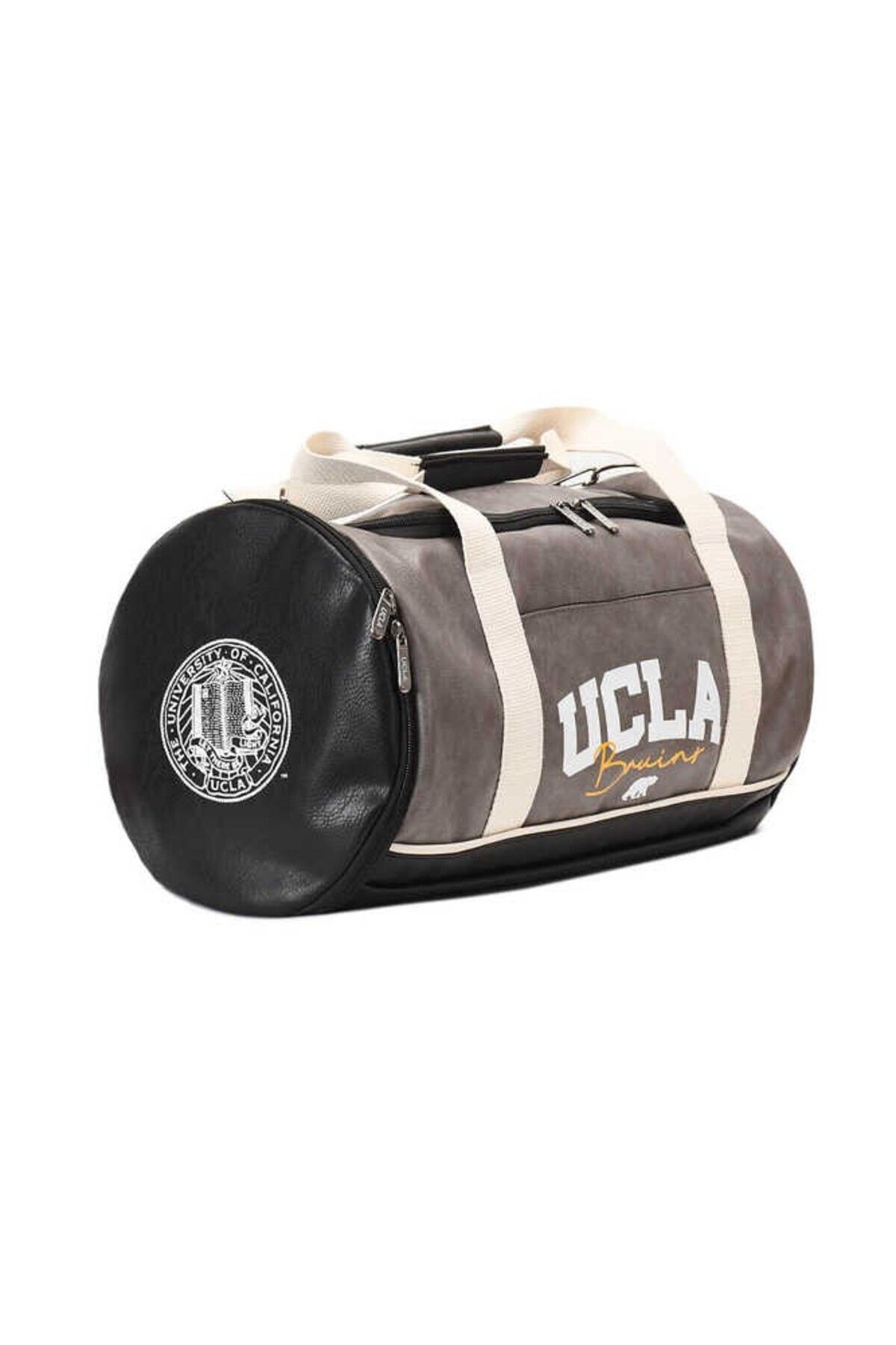 UCLA-حقيبة كتف رجالية مطبوعة باللون الرمادي من Tımothy 3
