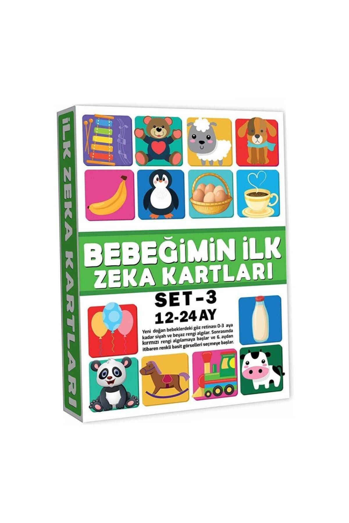 Hediye Marketi 2212 Eğitici Kartlar 12-24 Ay Zeka Kartları  -Dıytoys