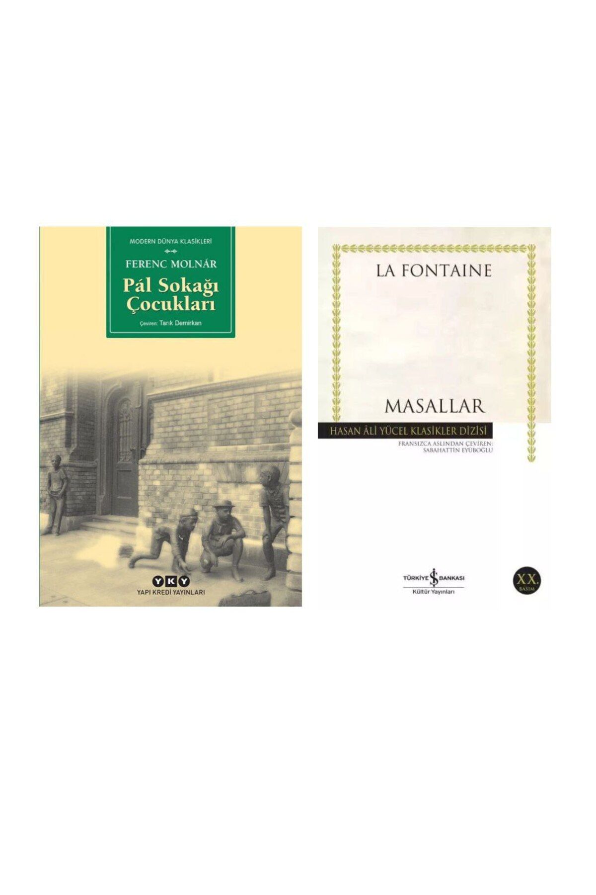 Yapı Kredi Yayınları Pal Sokağı Çocukları Ferenc Molnar - Masallar - Jean de la Fontaine