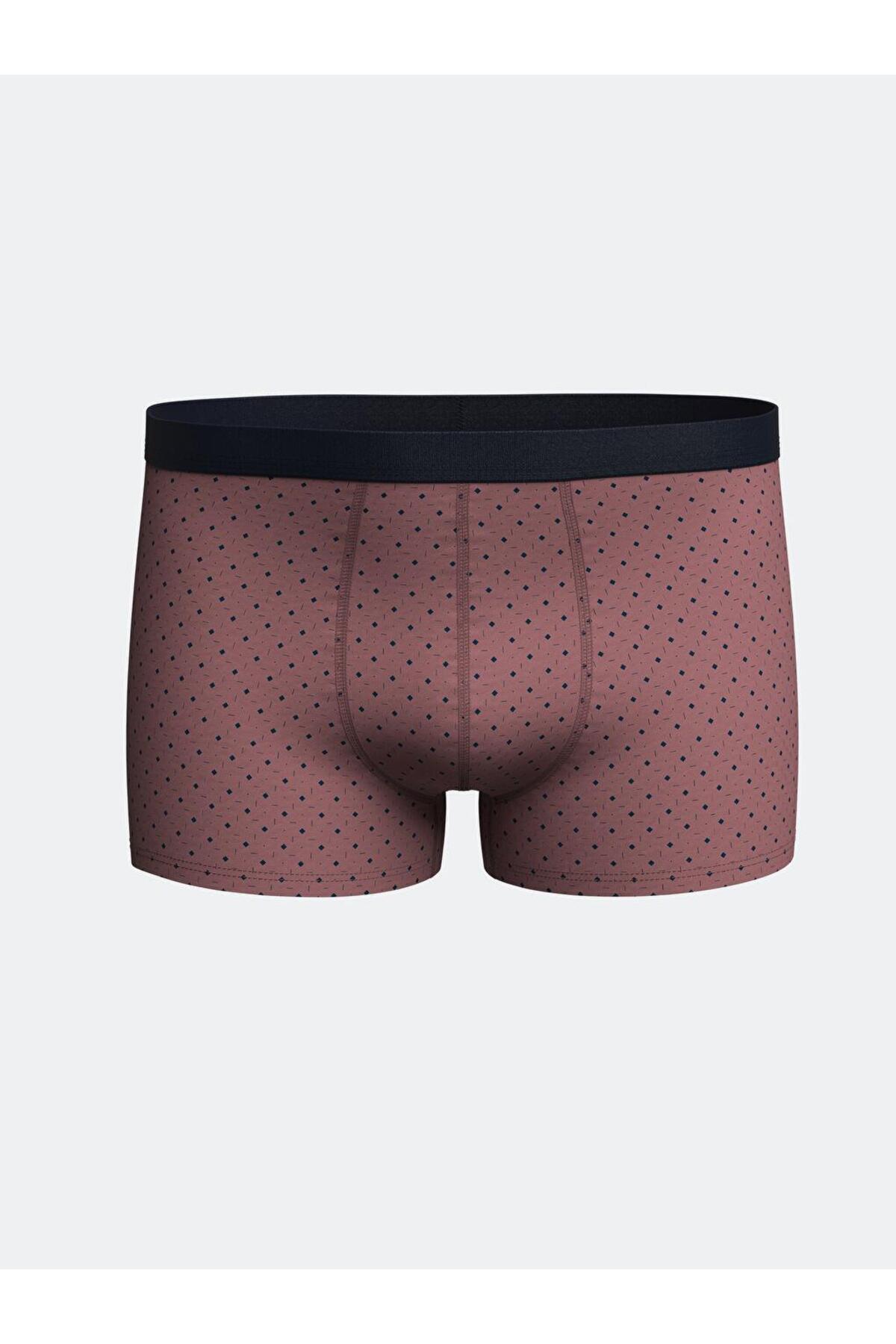LC Waikiki-Standard Mold Cotton Flexible Men's Boxers 3-Piece 3
