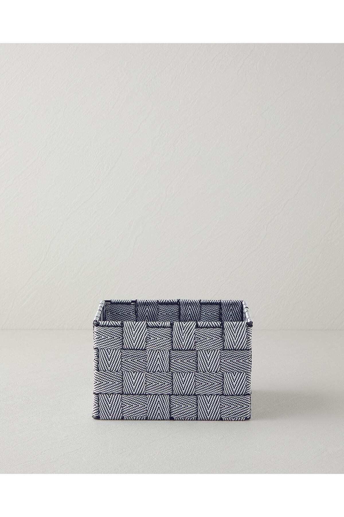 English Home Shine Sepet 16x16x9 cm Siyah - Beyaz (29.03.2025)