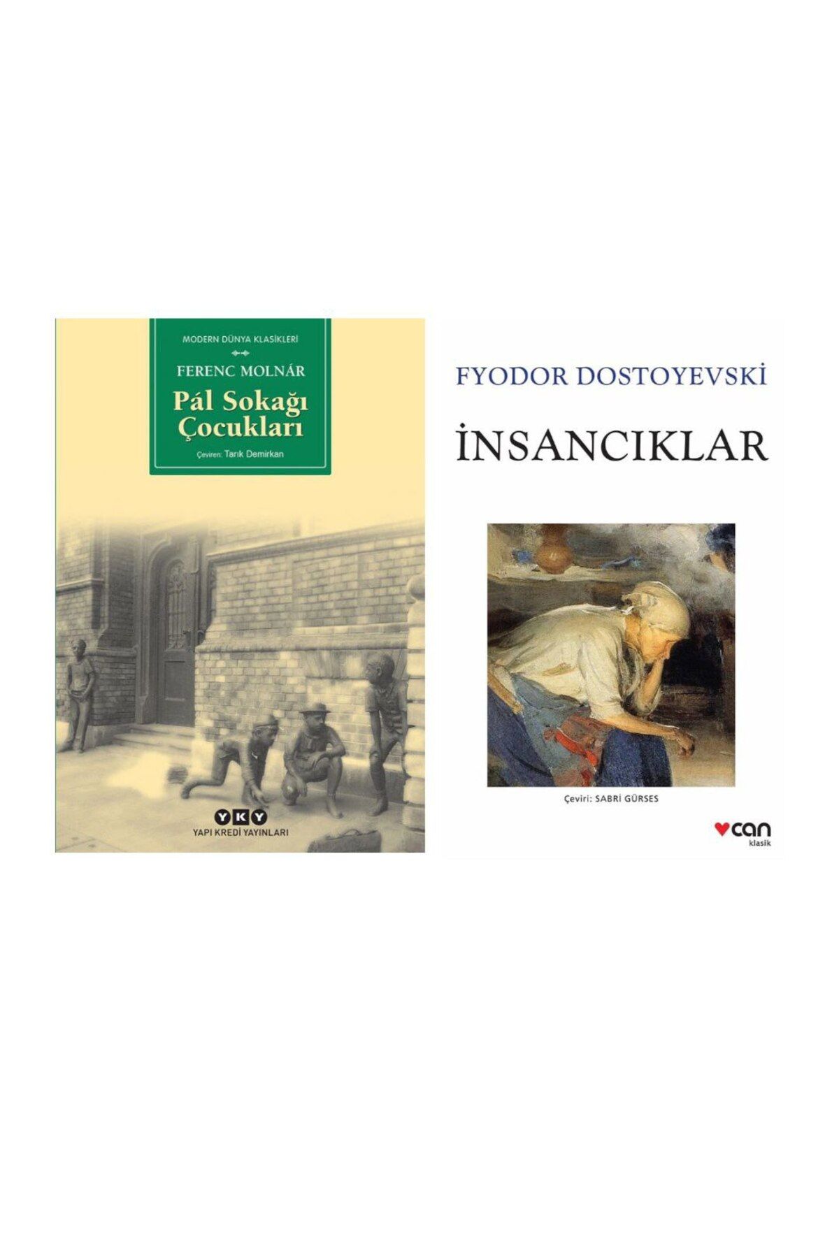 Yapı Kredi Yayınları Pal Sokağı Çocukları Ferenc Molnar - İnsancıklar - Fyodor Mihayloviç Dostoyevski