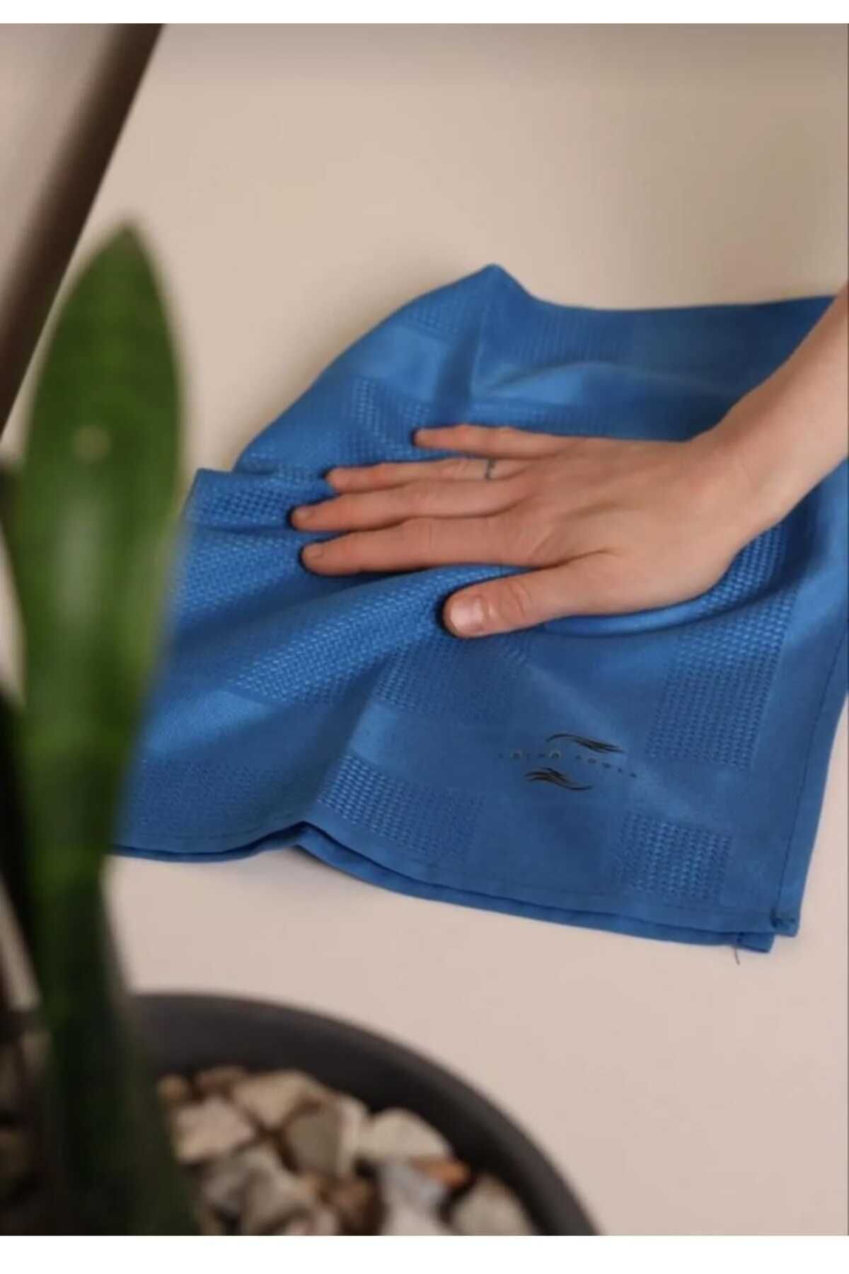 cosmopower Mikrofiber 3 adet 43x69 cm Sihirli Temizlik Bezi Cam Ayna Mutfak Bezi