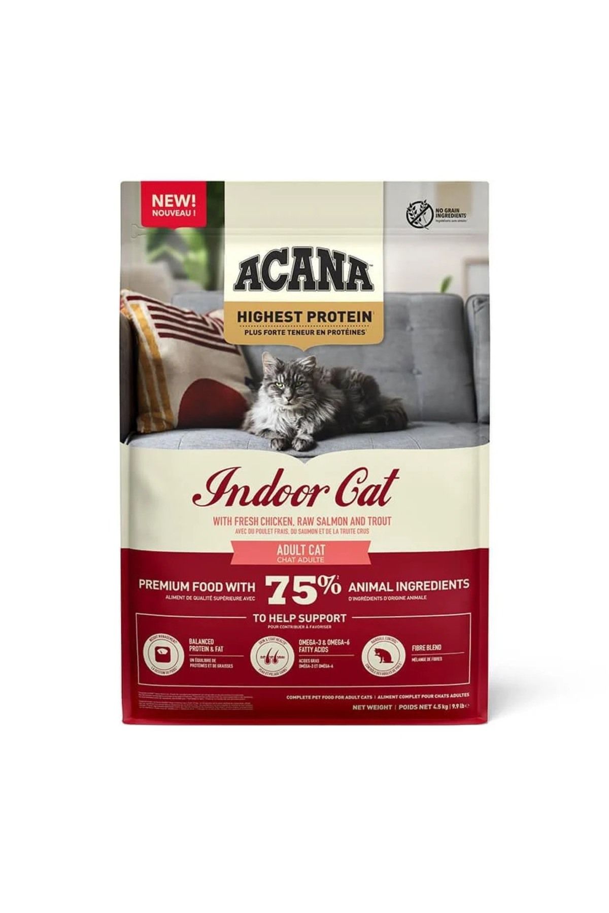 Acana Highest Protein Indoor Sterilised Kısır Kedi Maması 4,5 kg