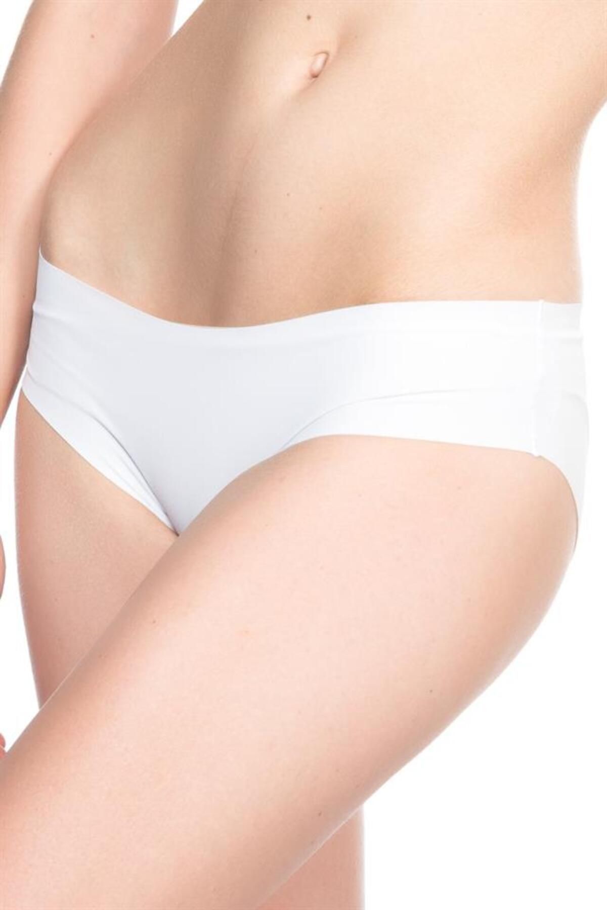 YNSGLOBAL Beyaz Emay 2818 Slip Külot Lazer Korse