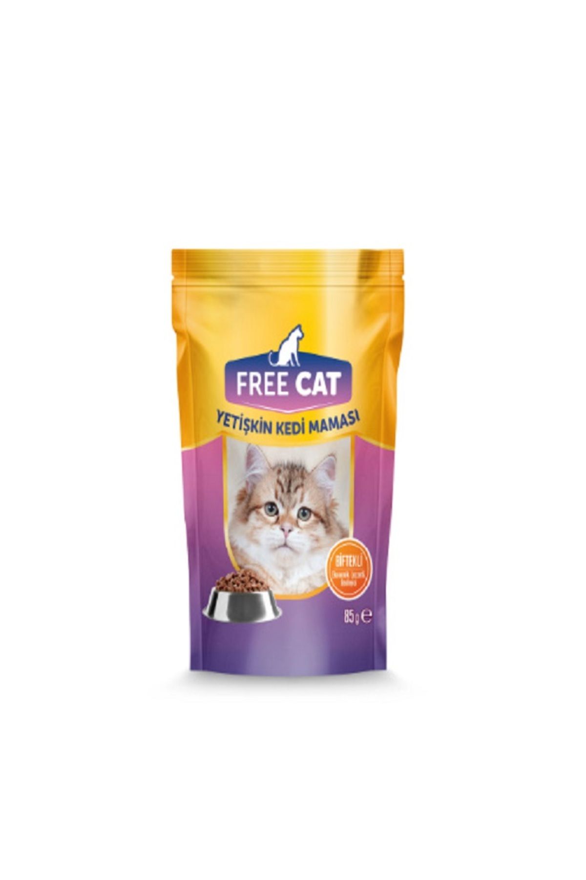 free cat Freecat Biftekli Kedi Maması 85 G