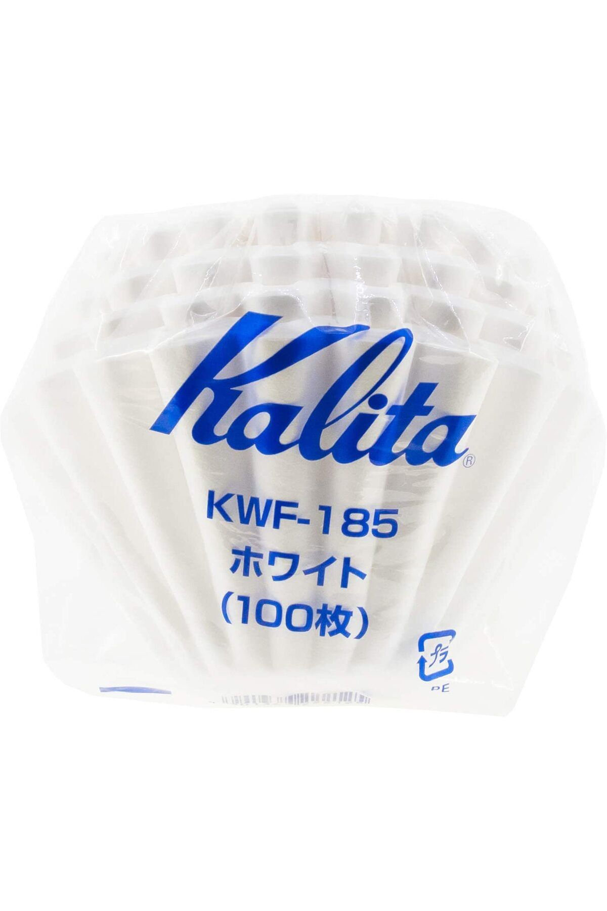 Kalita-Wave Paper Coffee Filters I Size 185 I 100 Count I Pour Over Dripper I Made in Japan, White 1